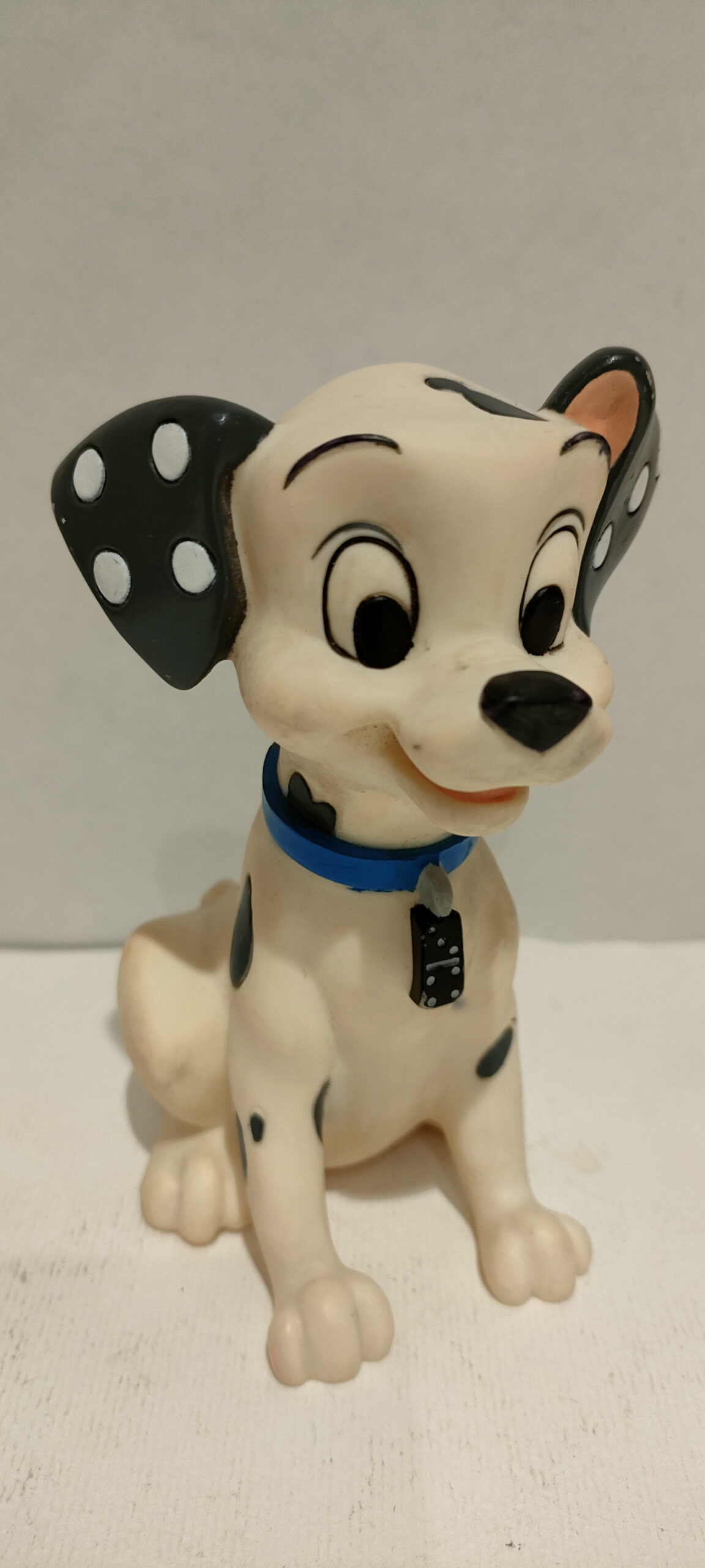 Lucky (Orecchie Nere) – Collare con Pezzo di Domino