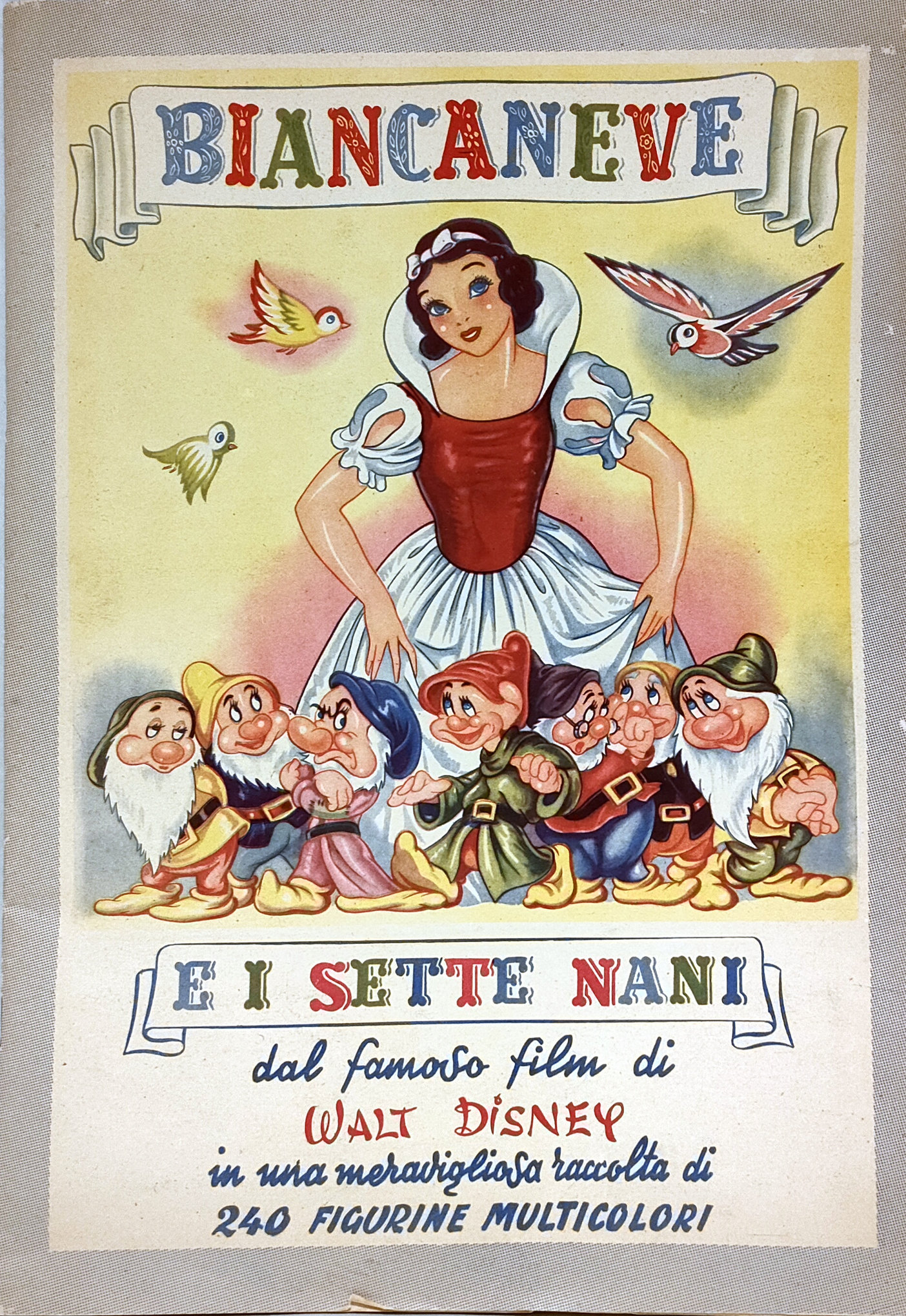 Album di Figurine Biancaneve e i 7 Nani