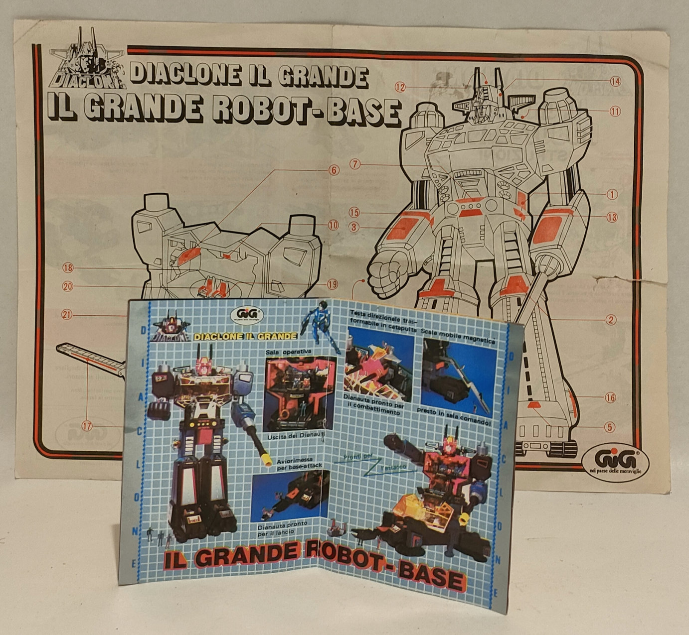 Il Grande Diaclone – Foglio Istruzioni e Libretto