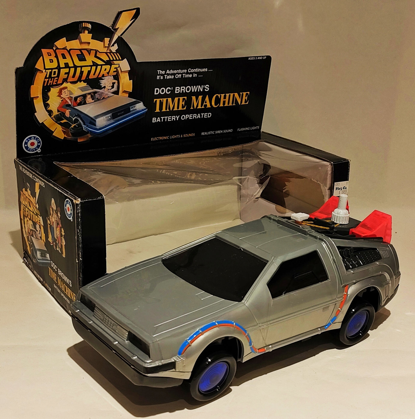 Auto De Lorean – Ritorno al Futuro – Back to the Future – A Batterie – In Box
