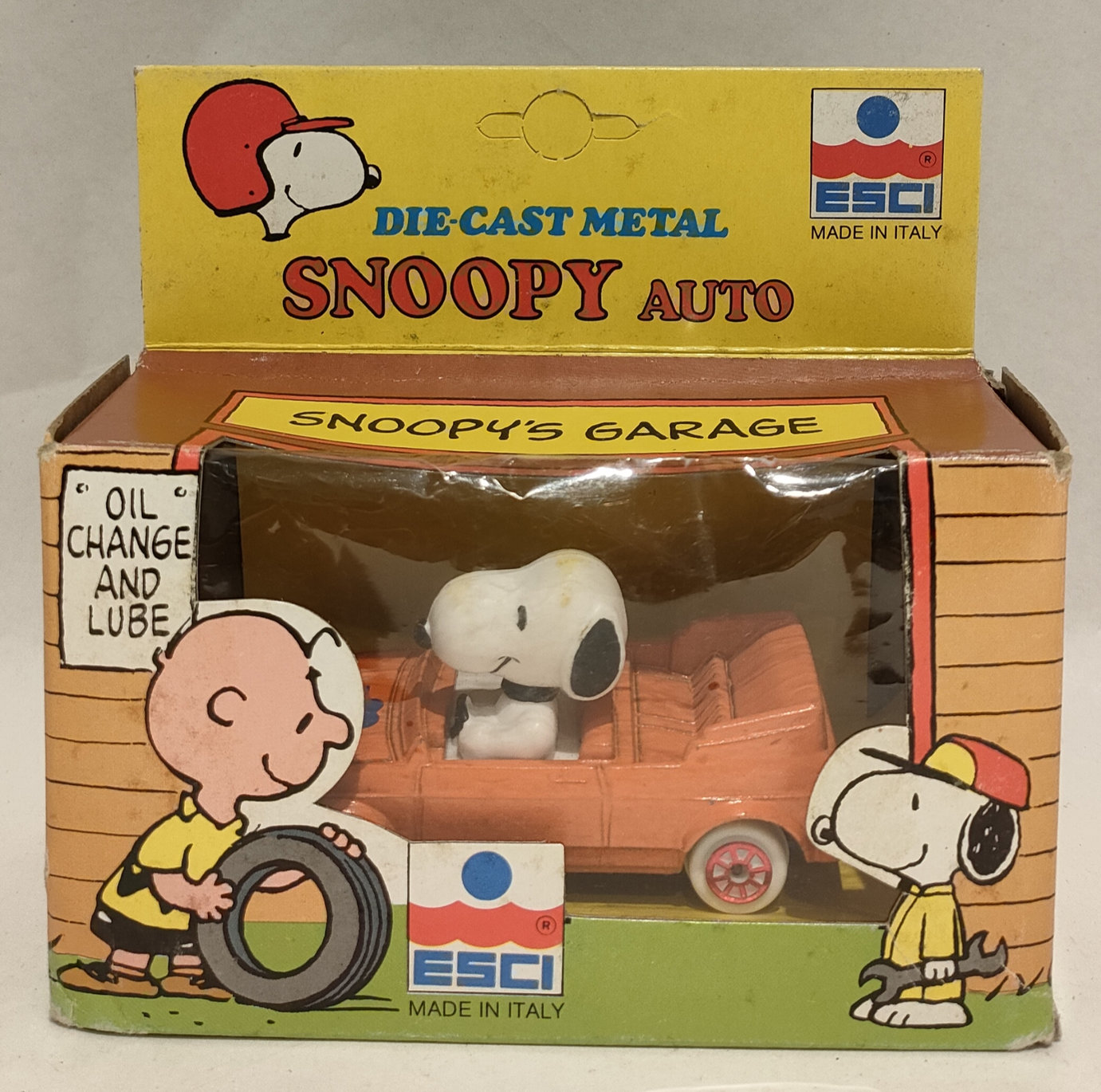 Snoopy – In Auto Golf Arancione “I love You” – Scala 1:43 – In Box