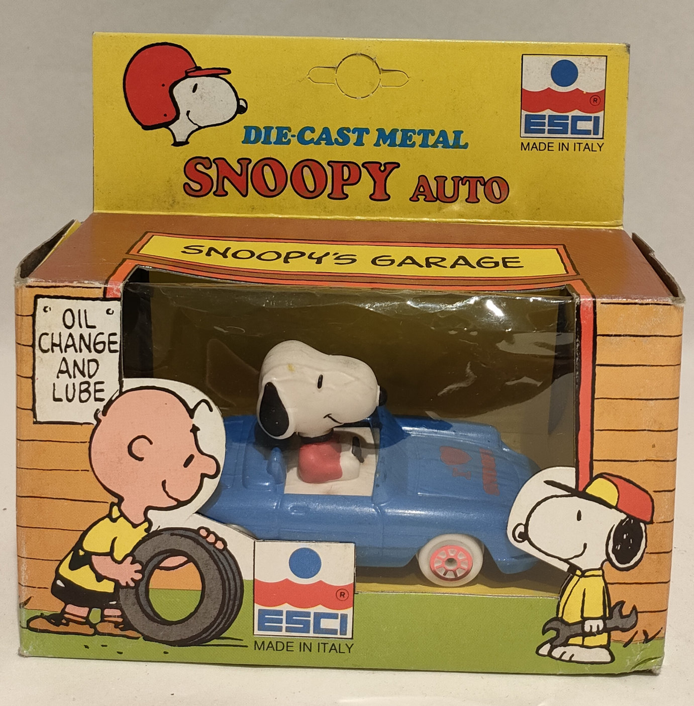 Snoopy – In Auto Porche Blu “I love Snoopy” – Scala 1:43 – In Box