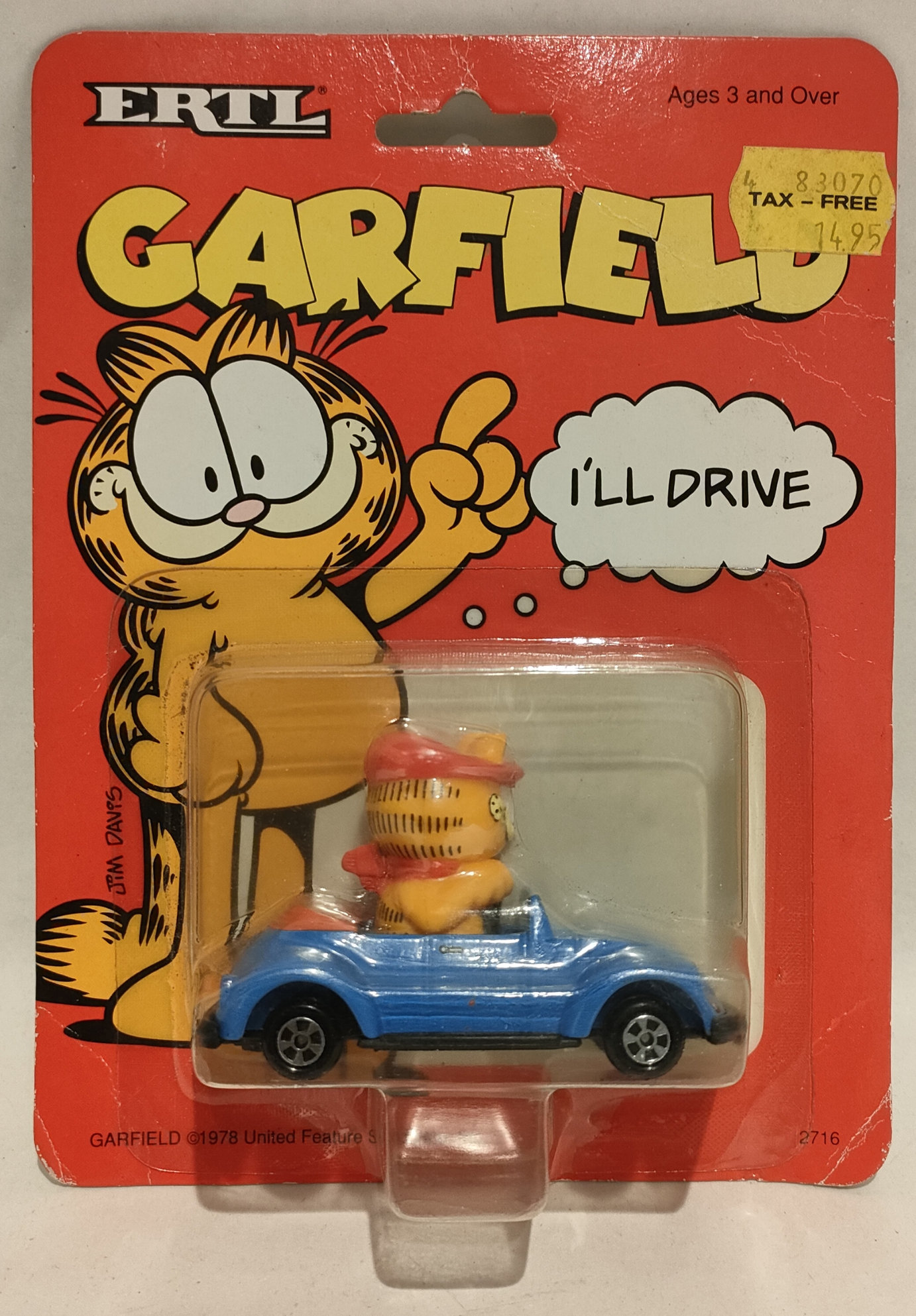 Garfield – Su Maggiolone – Scala 1:43 – In Blister