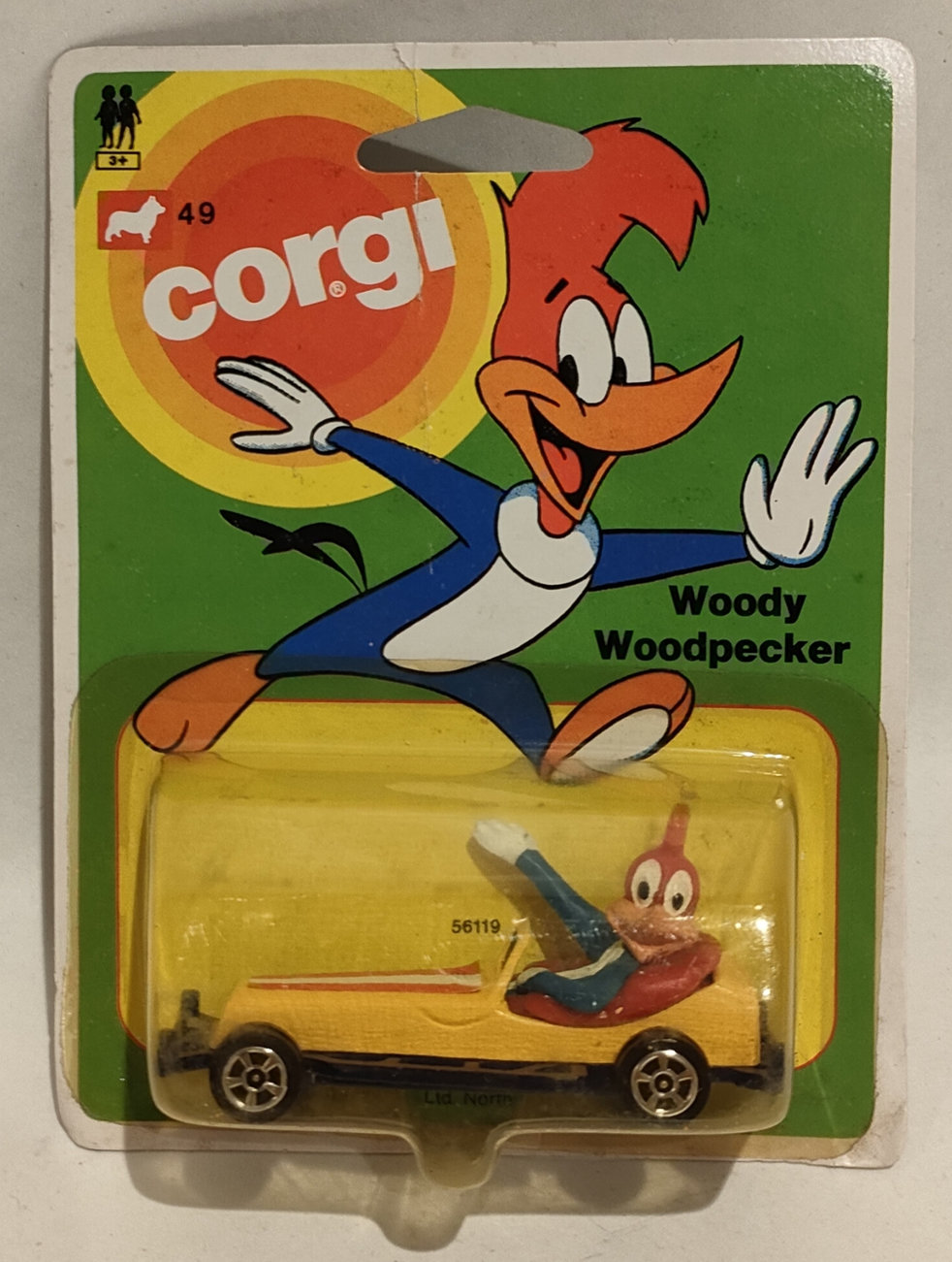 Picchiarello – Su Auto da Corsa – Scala 1:43 – In Blister