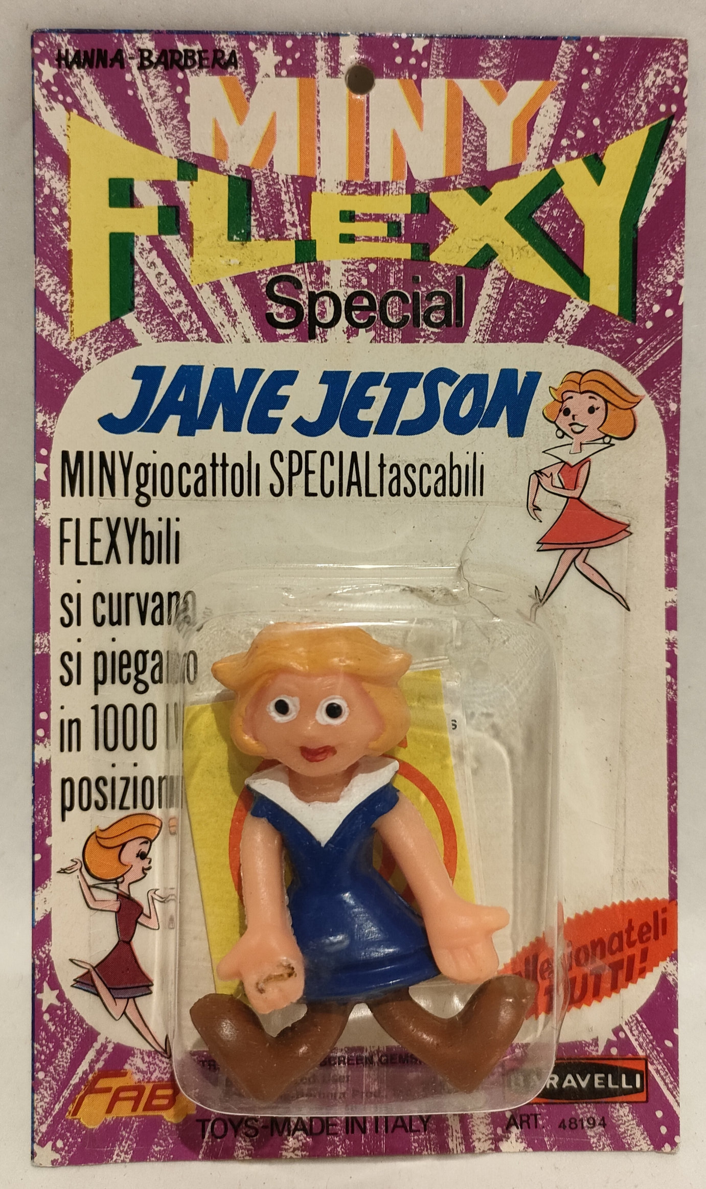 Jane Jetson  Hanna & Barbera— Mini Flexy – In Blister
