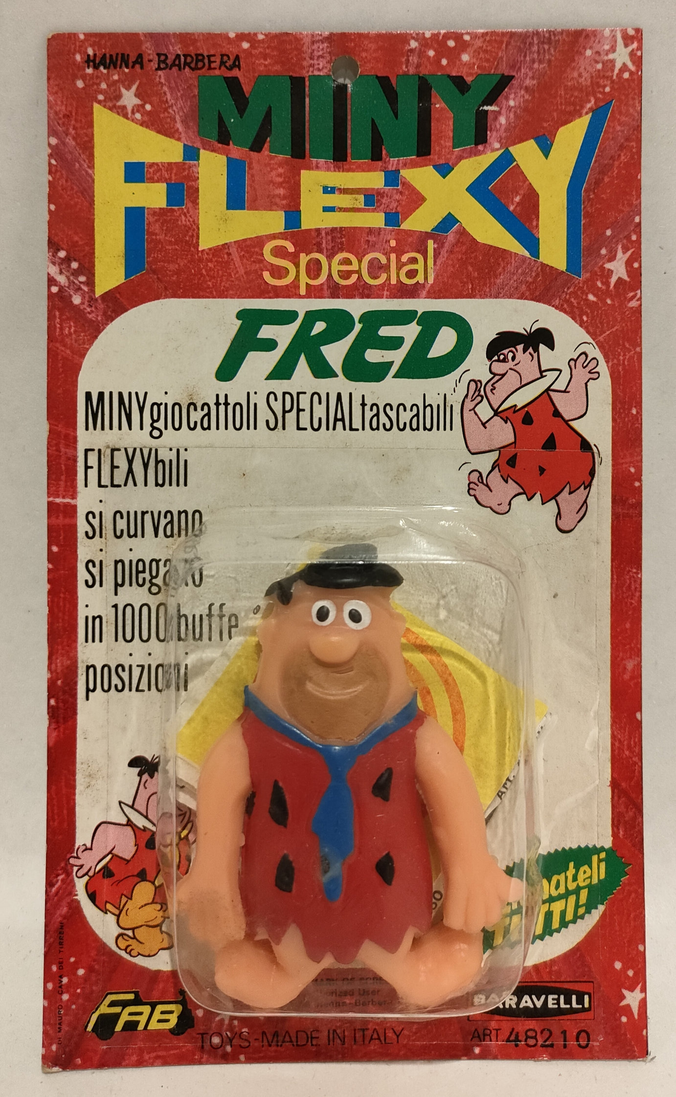 Fred Flinston – Hanna & Barbera – Mini Flexy – In Blister
