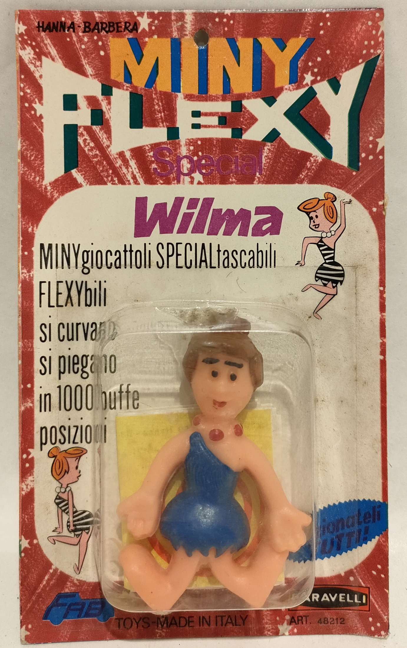 Wilma Flinston – Hanna & Barbera – Mini Flexy – In Blister