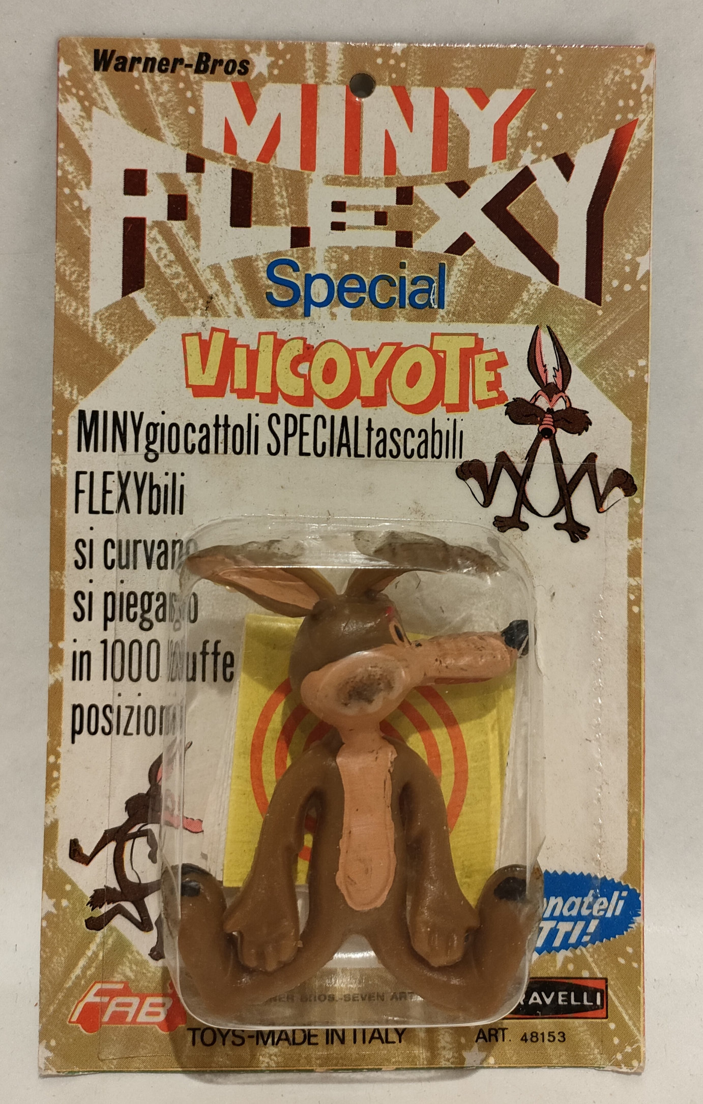 Vil Coyote – Hanna & Barbera – Mini Flexy – In Blister