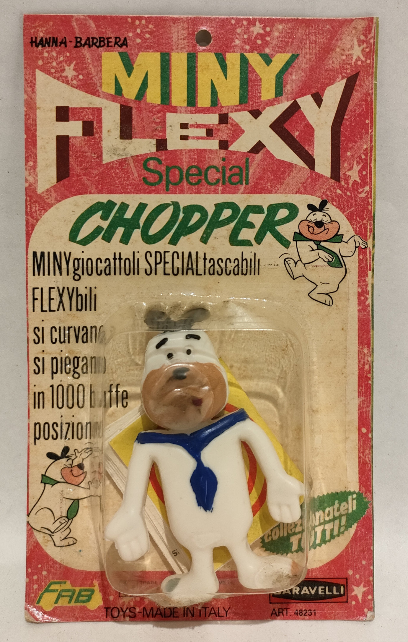 Chopper – Hanna & Barbera – Mini Flexy – In Blister