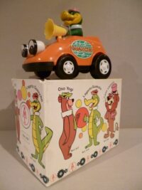 WALLYGATOR IN AUTO HANNA BARBERA 1977 M.I. SPAIN – IN BOX – 14CM