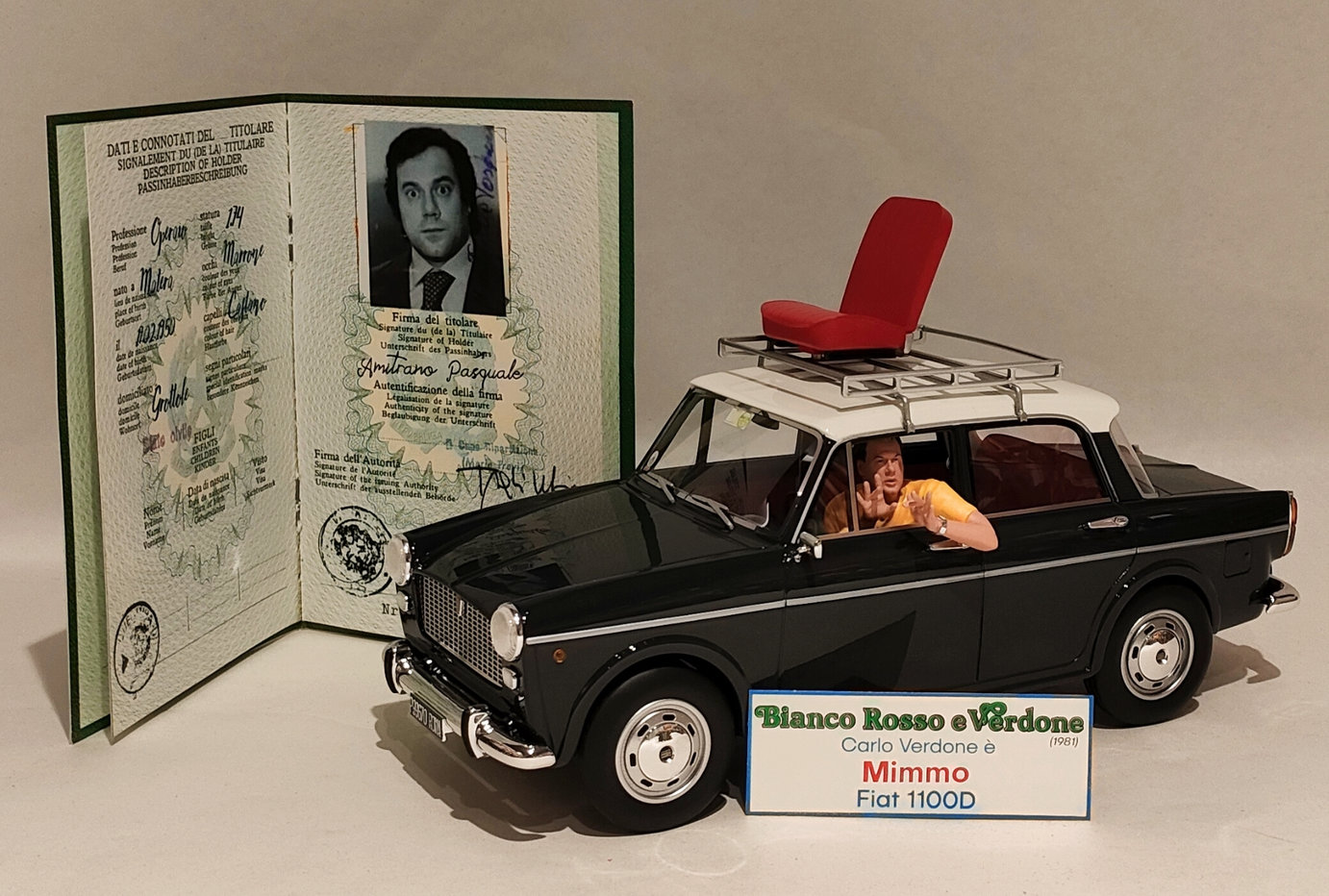 Fiat 1100 D – Mimmo – Film Bianco Rosso e Verdone