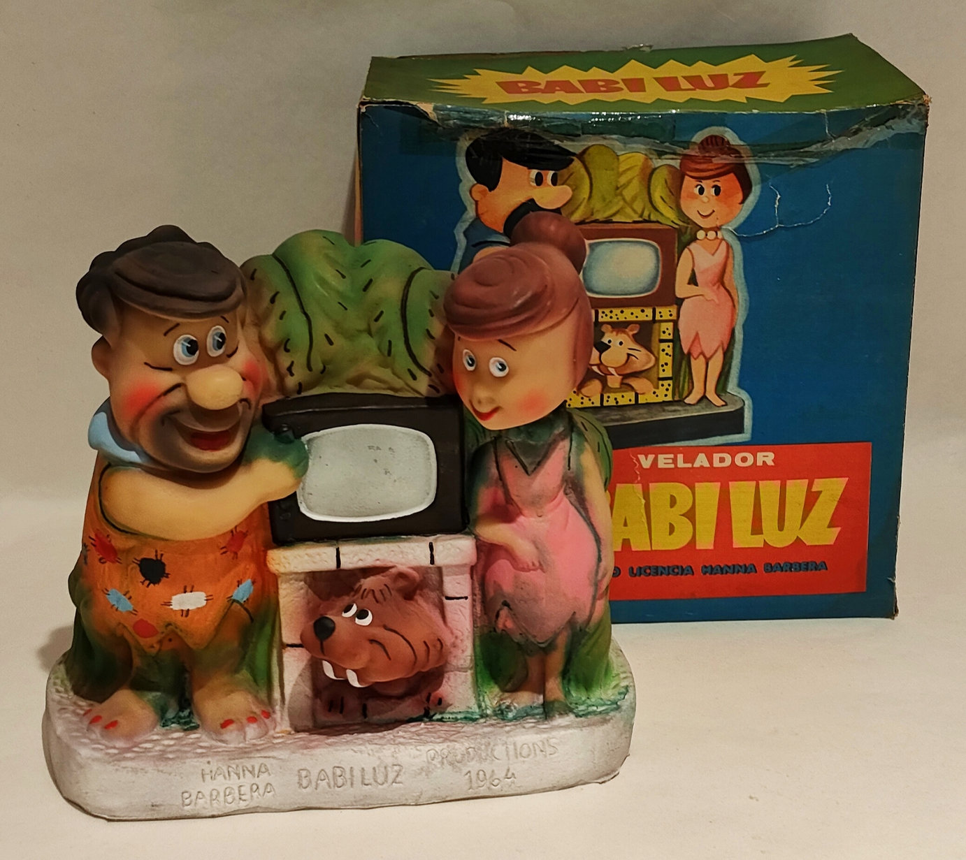 Fred –  Wilma – Baby Puss – Lampada – In Box