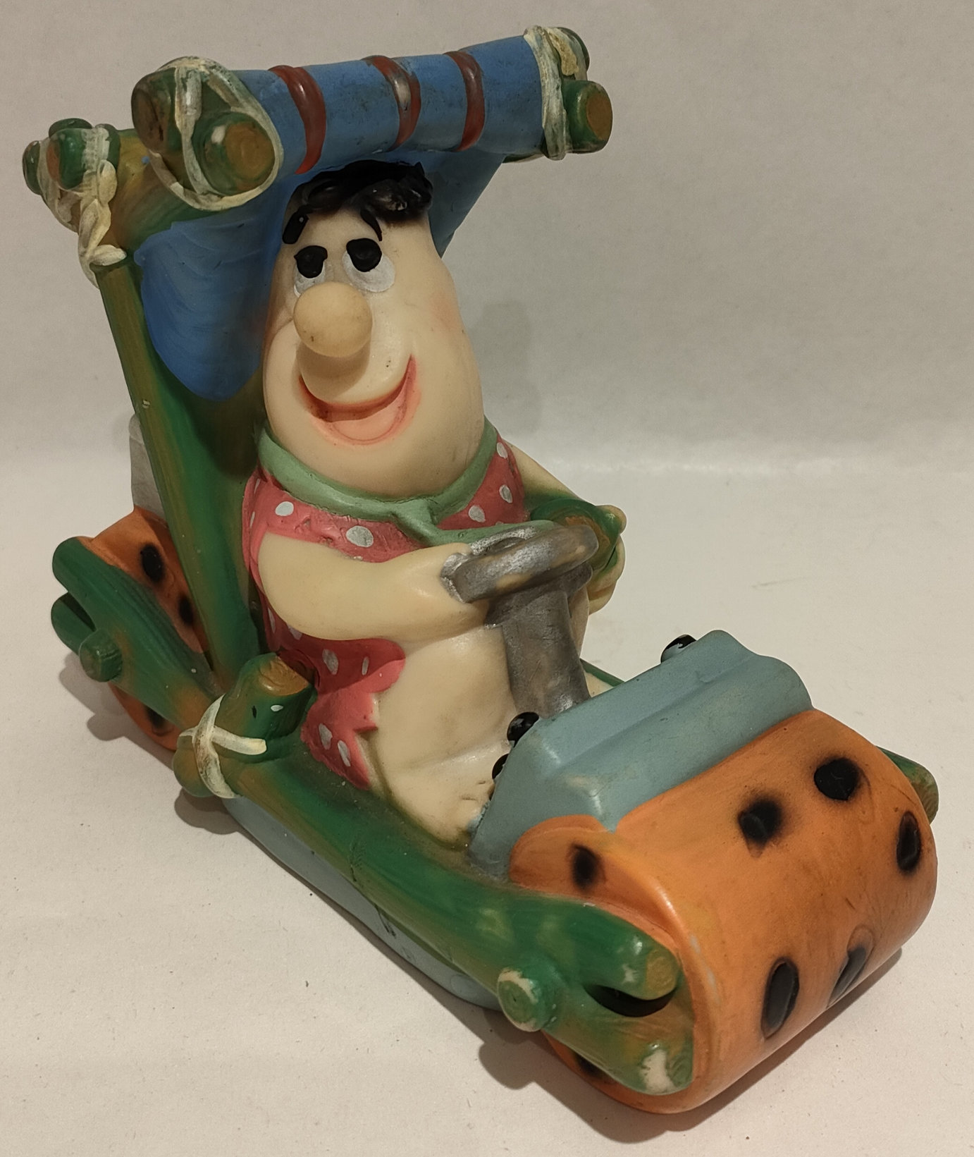 Fred – Maglia Rossa con Wilma e Ciottolina – In Auto – The Flinston – Hanna & Barbera