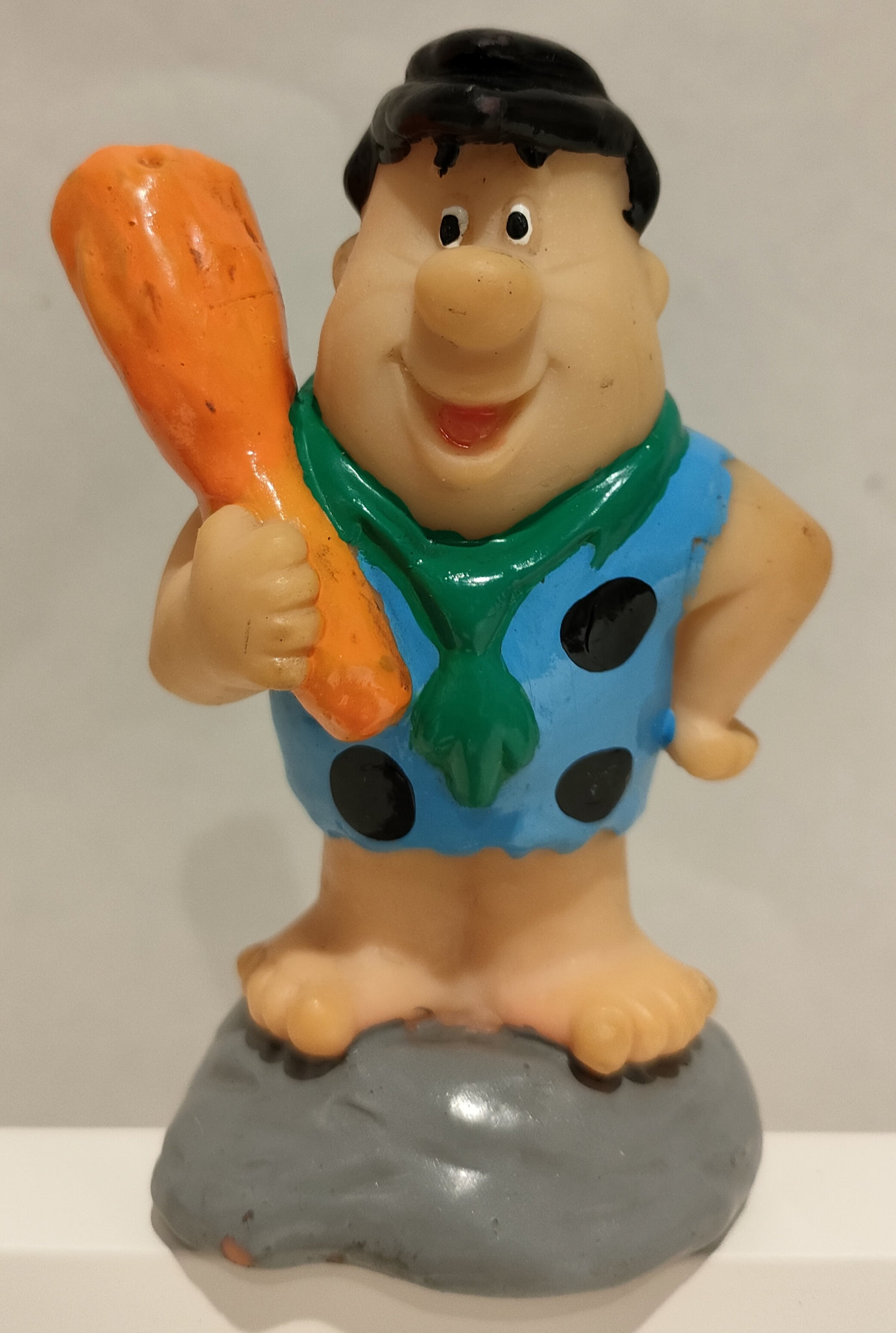 Fred – Vestito Azzurro – Clava Arancio – The Flinston – Hanna & Barbera