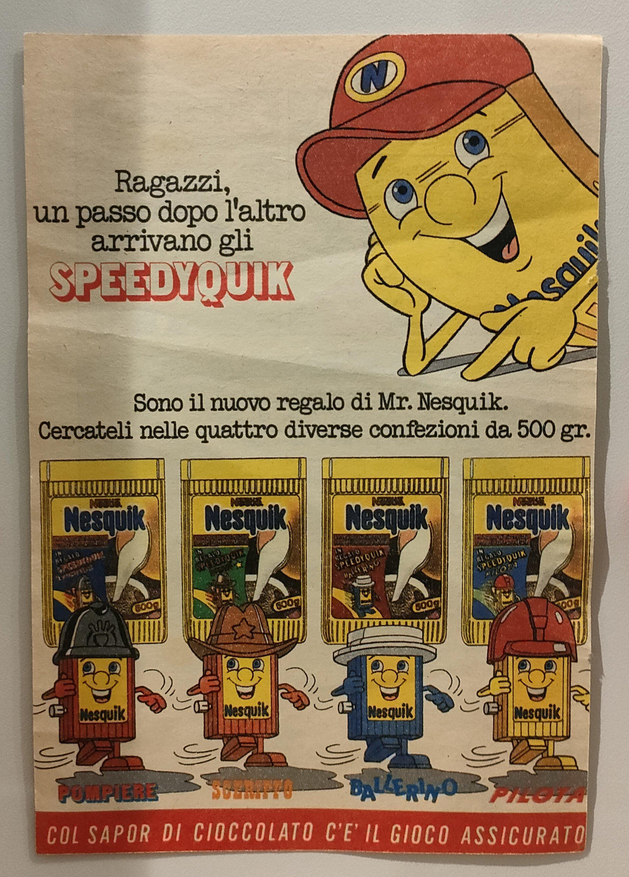 Cartaceo Originale – Speedyquik – Nesquik