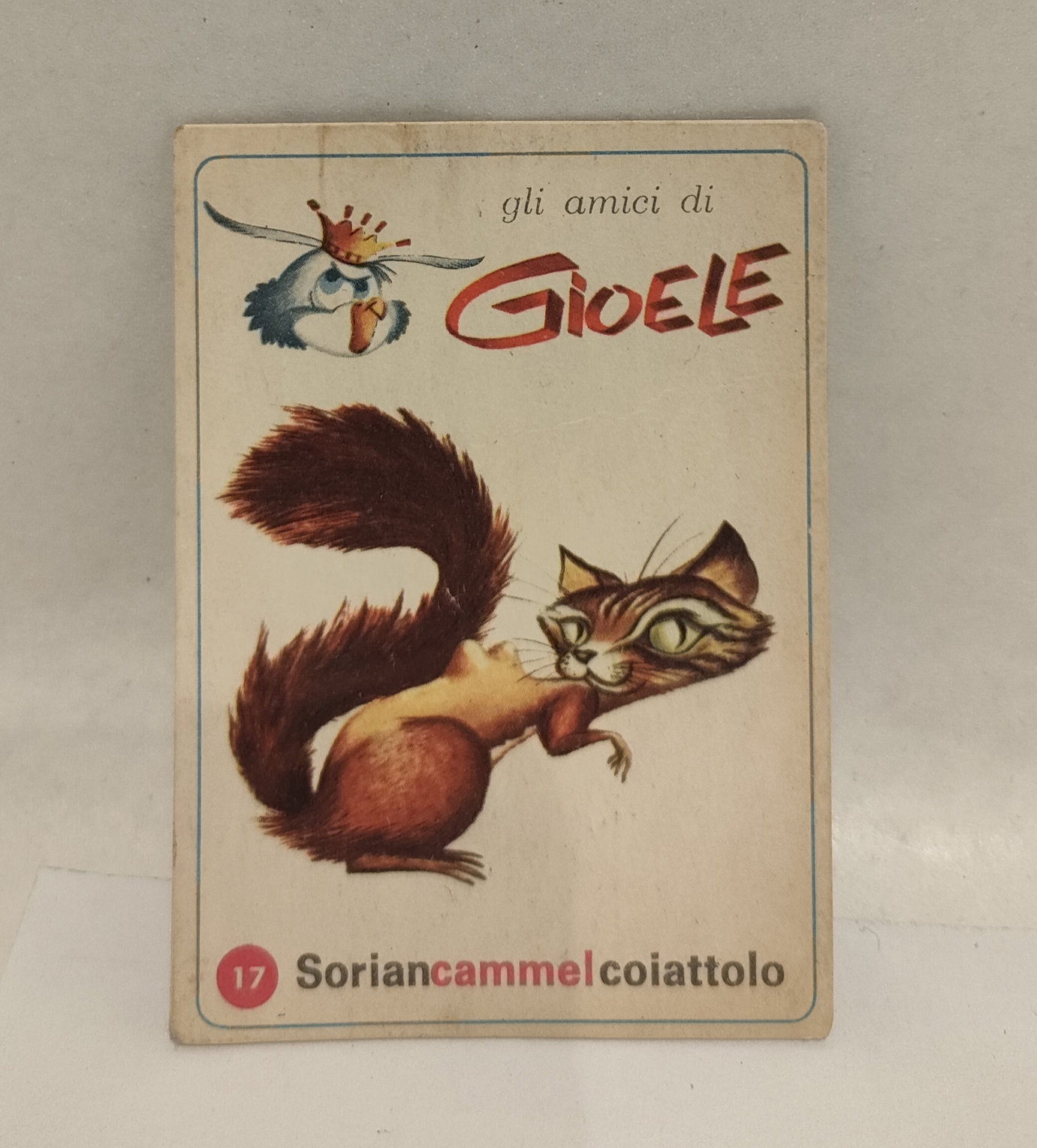 Figurina – Soriancammelcoiattolo – Gli Amici di Gioele