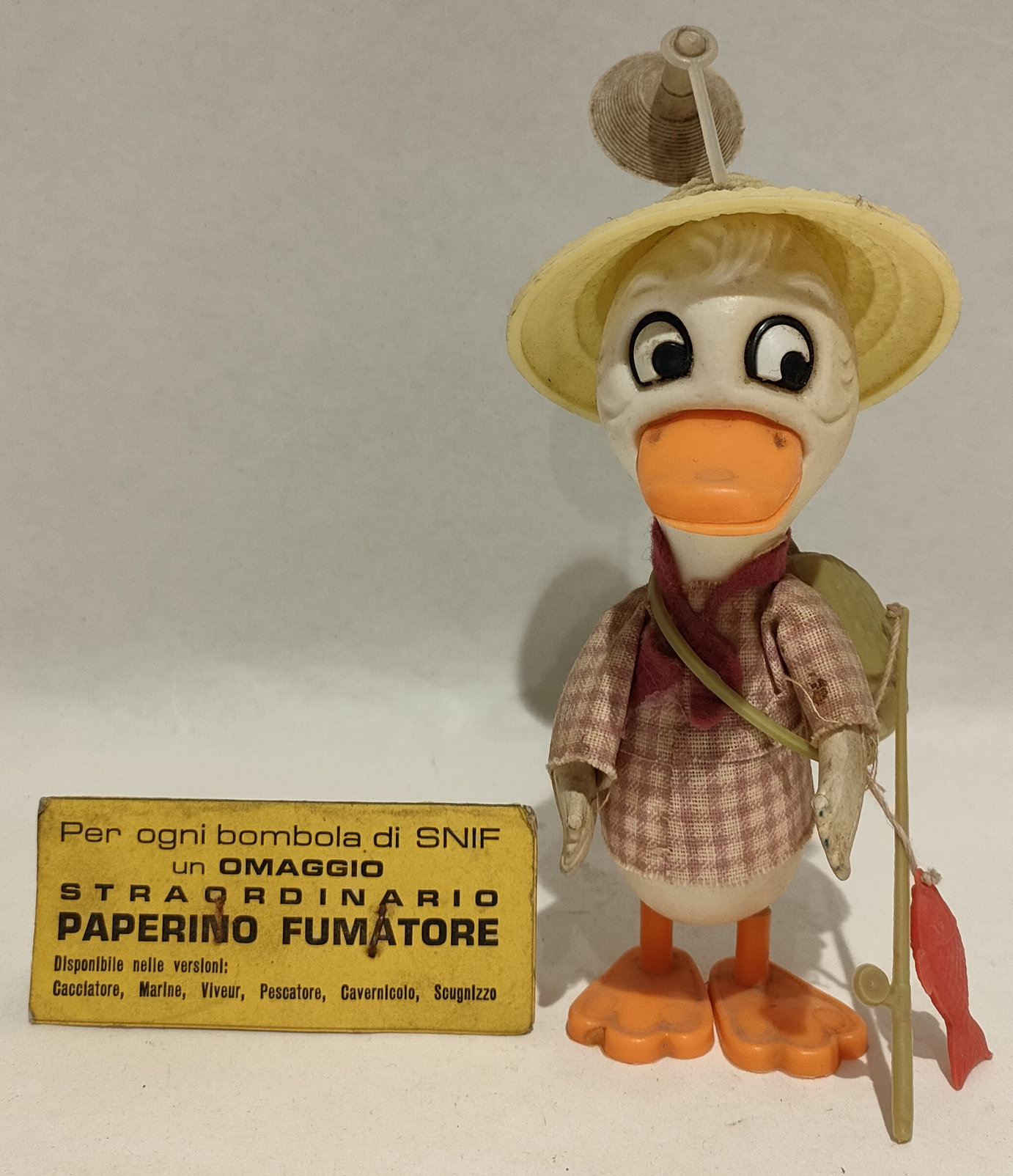 Paperino Fumatore Pescatore – Componibile