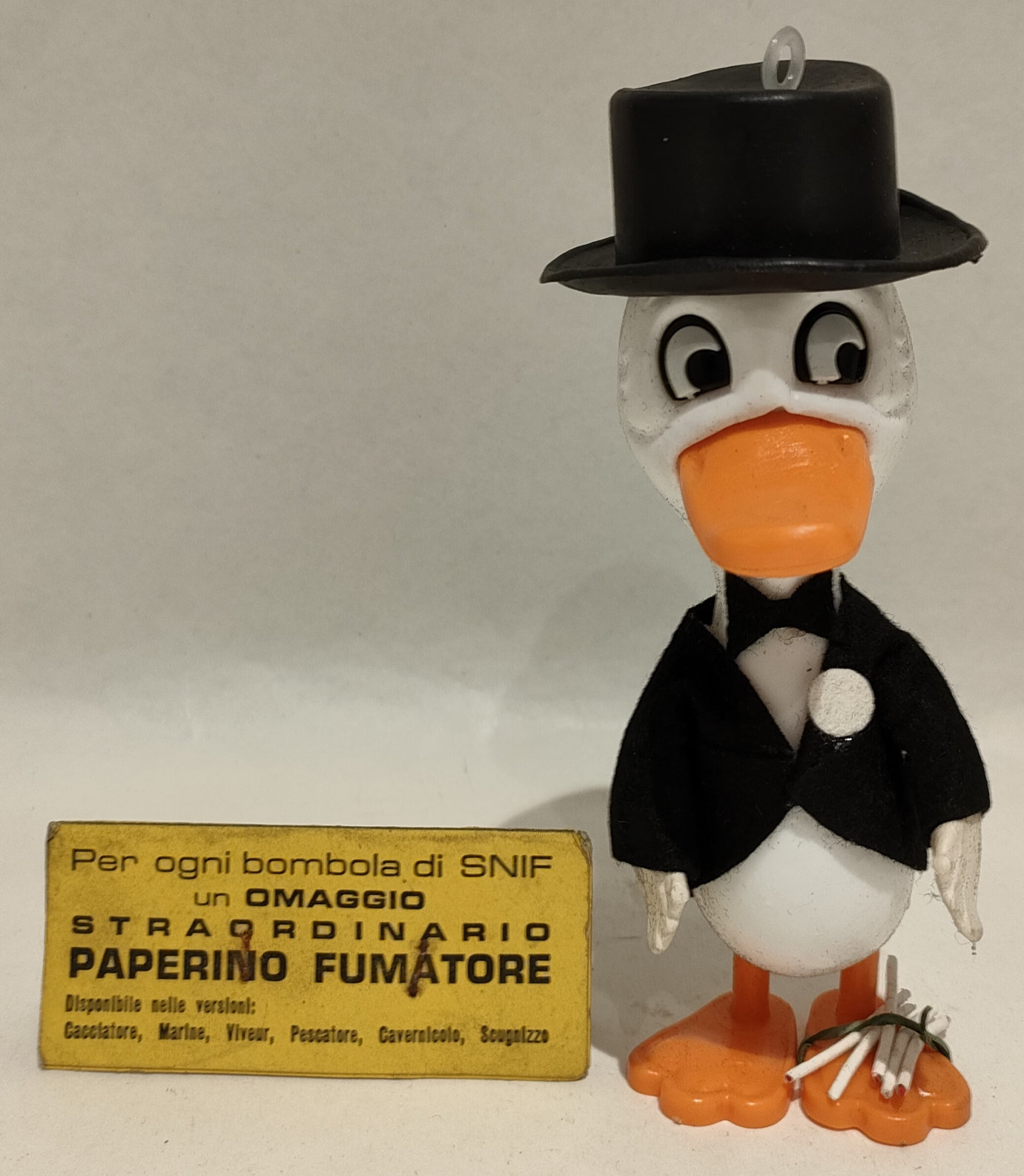 Paperino Fumatore In Smoking – Componibile