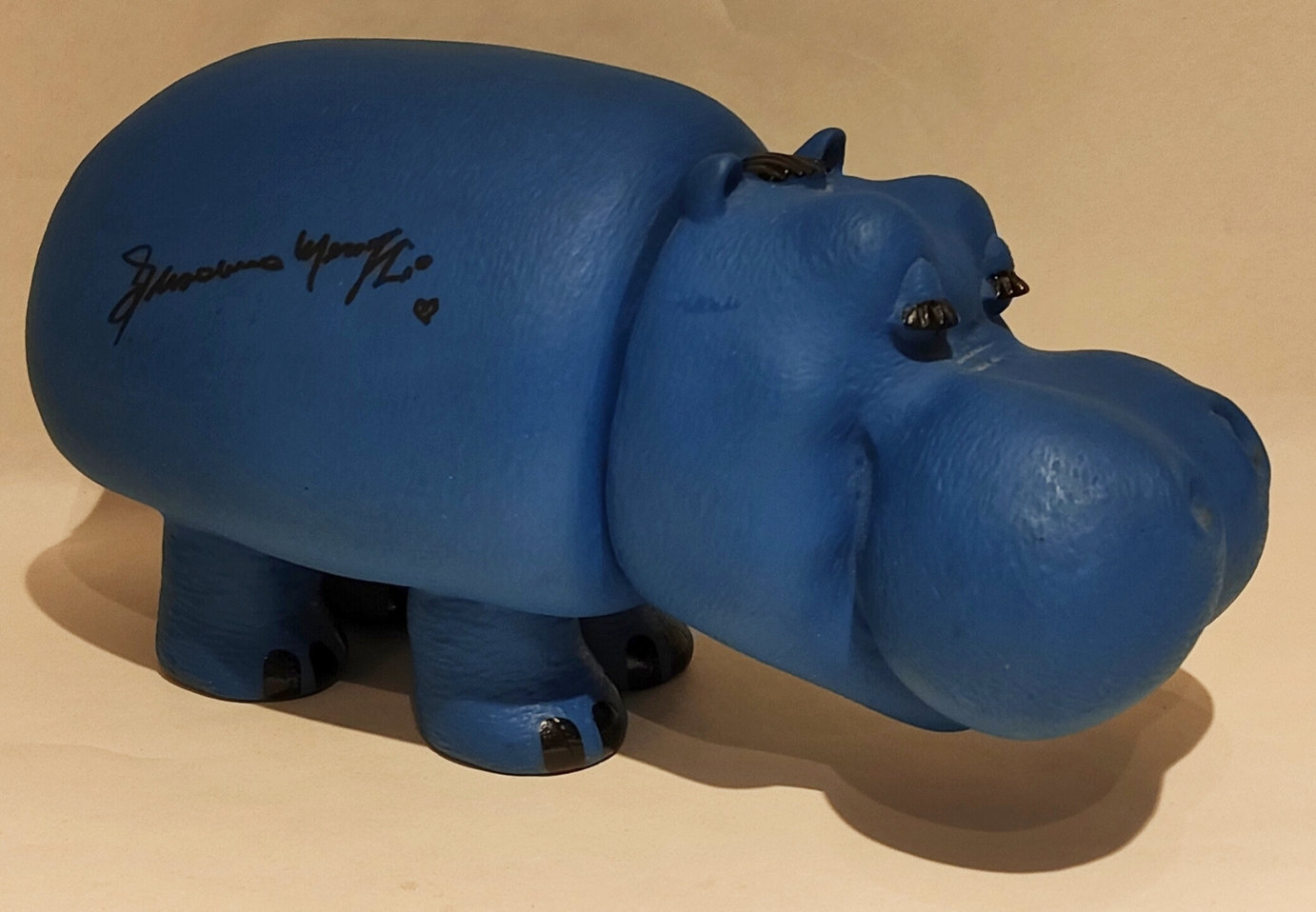 Ippopotamo Pippo Lines – Marca Lines – Autografo Susanna Messaggio