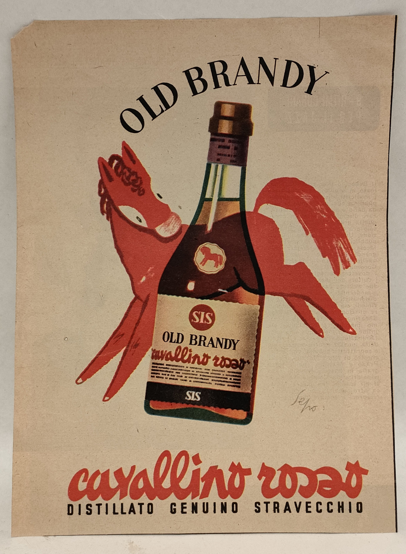 Pubblicità Cavallino Rosso