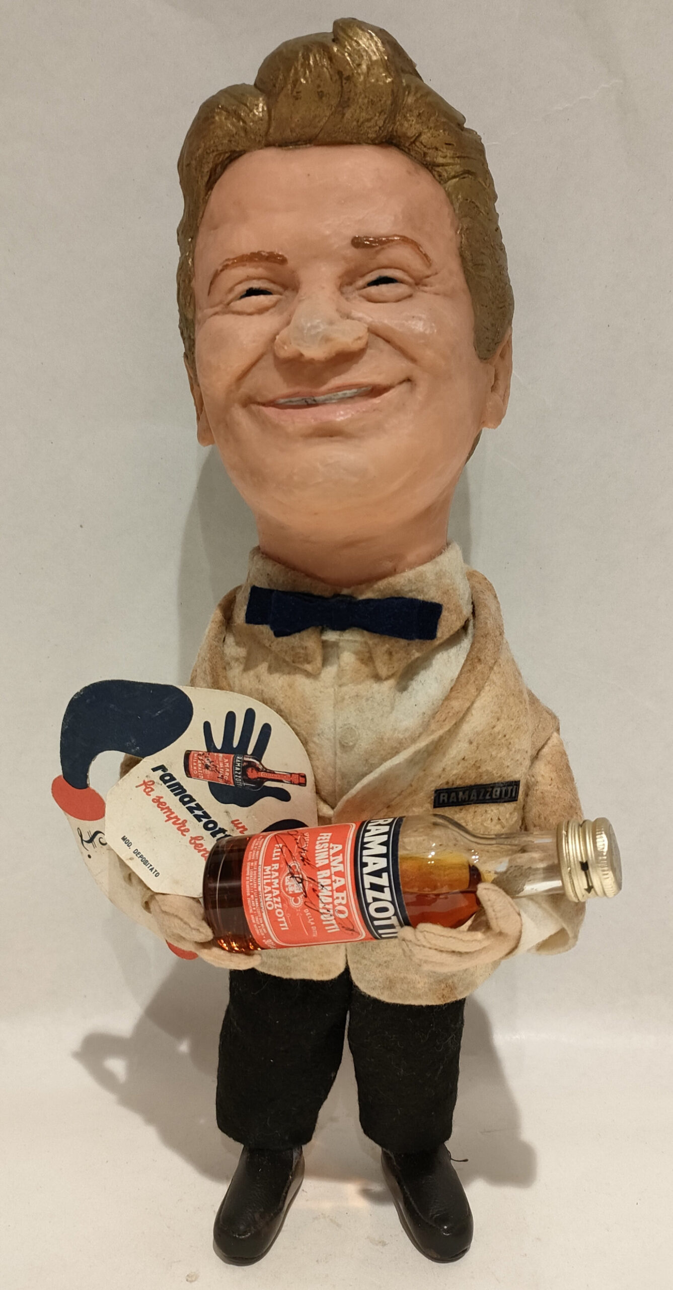 Alighero Noschese – Barman Cortese – Amaro Ramazzotti – Con Depliant e Bottiglia Mignon