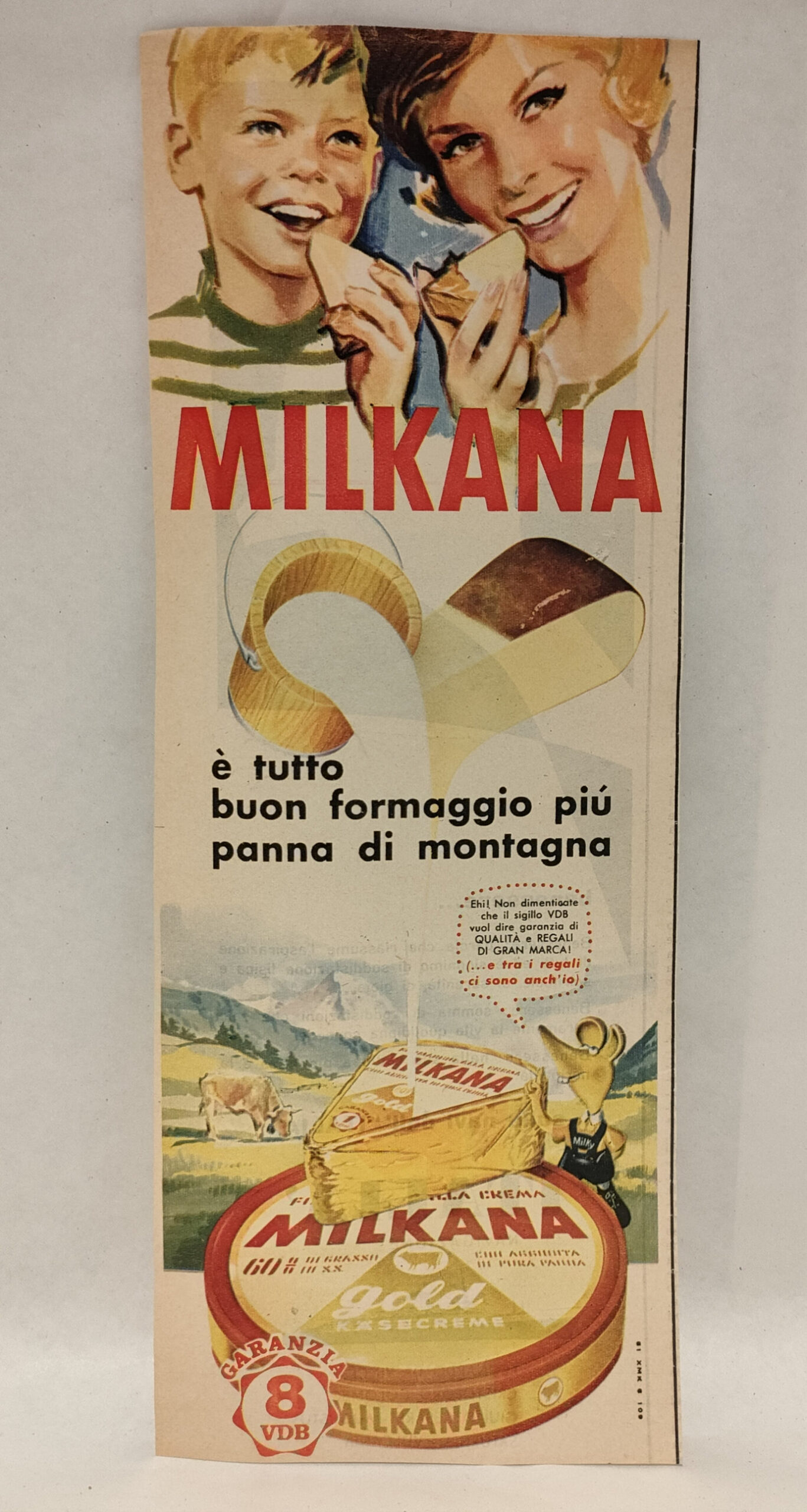 Pubblicità Originale Milkana