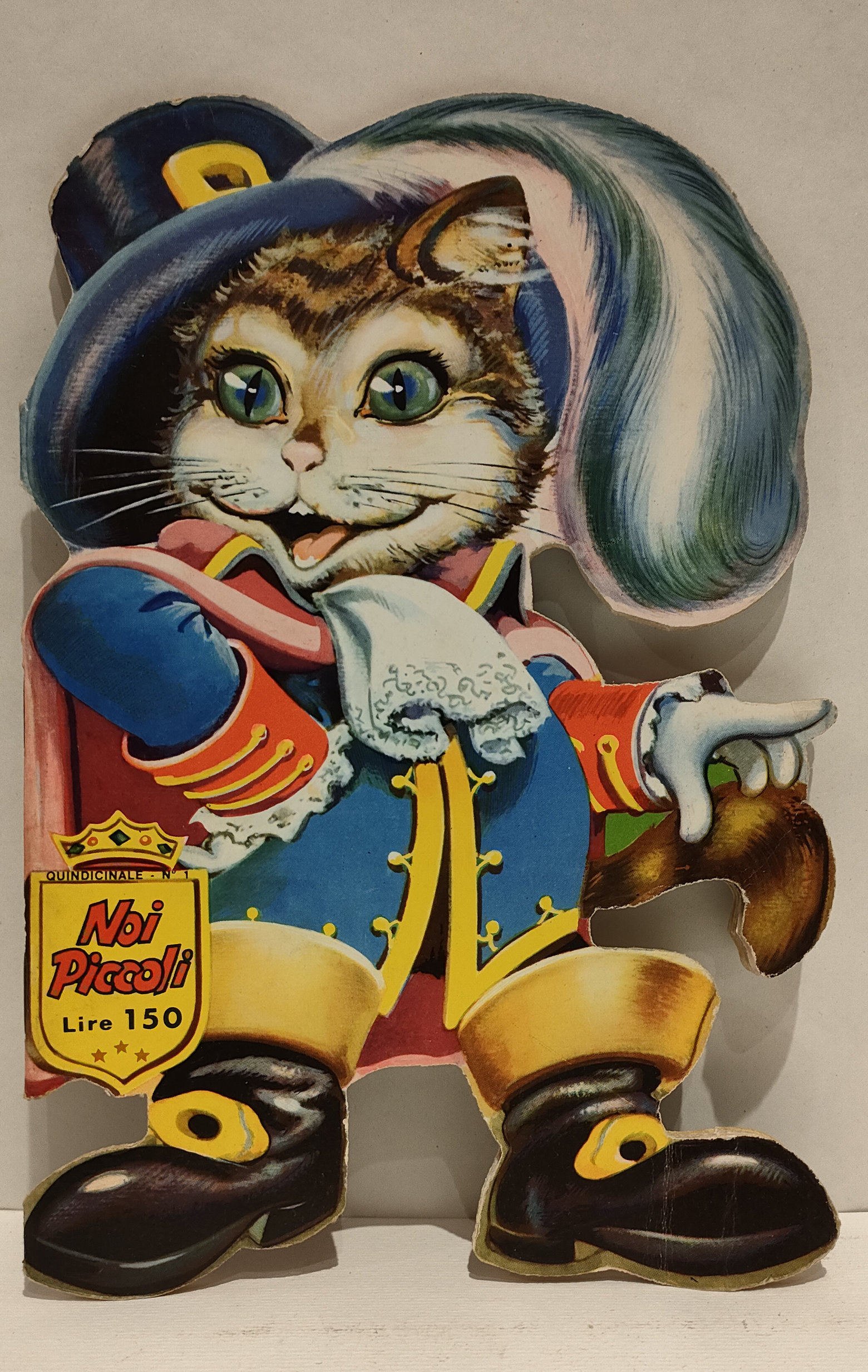 Il Gatto con Gli Stivali –  Libro Sagomato – Quindicinale Noi Piccoli