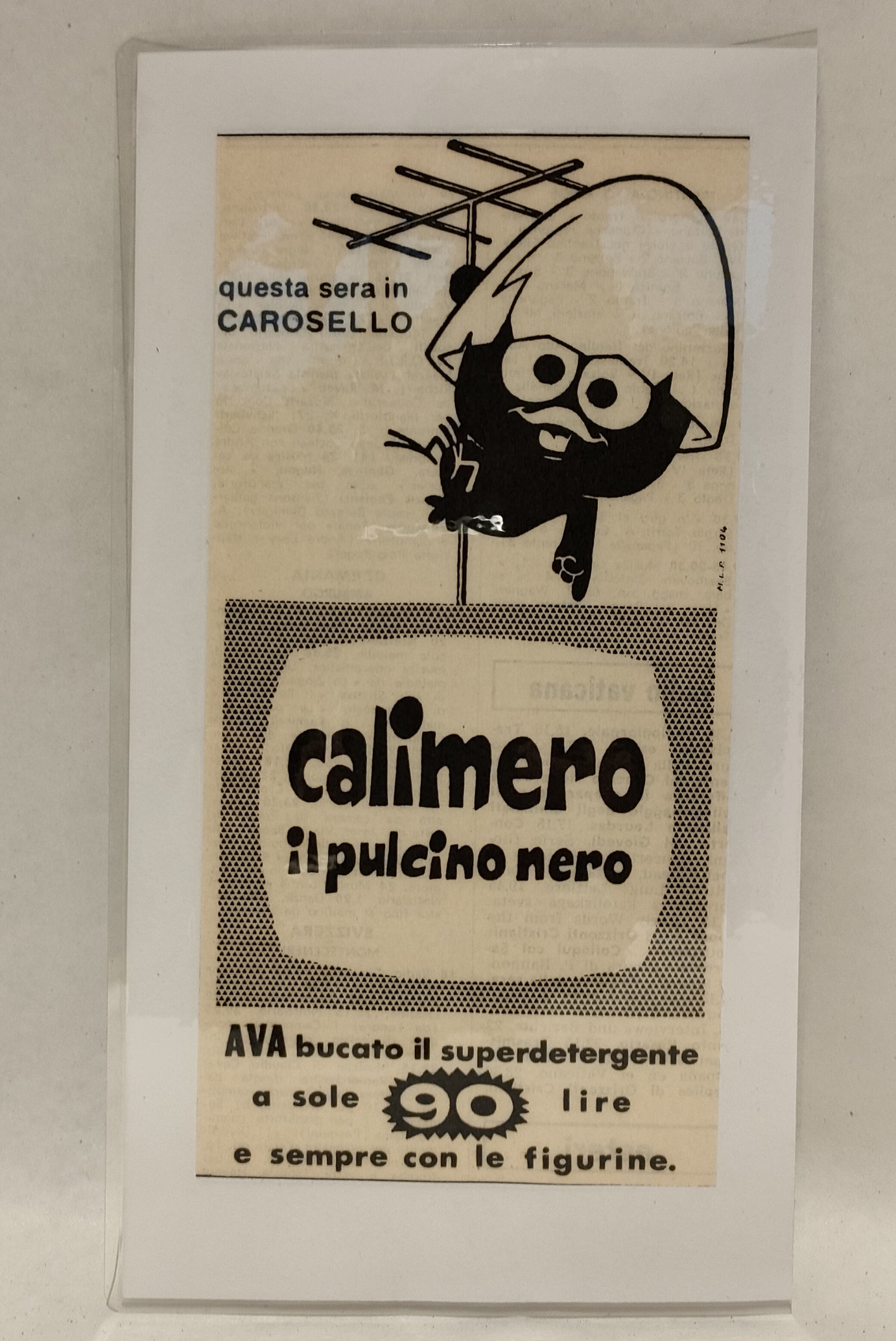 Pubblicità Originale Calimero Ava