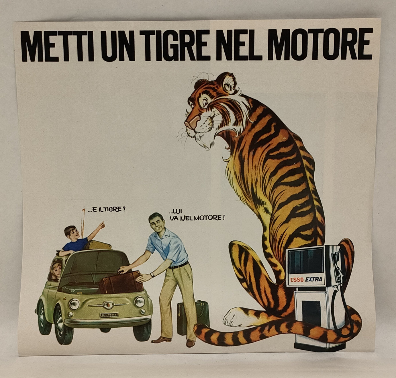 Pubblicità Originale Esso – Metti Una Tigre nel Motore