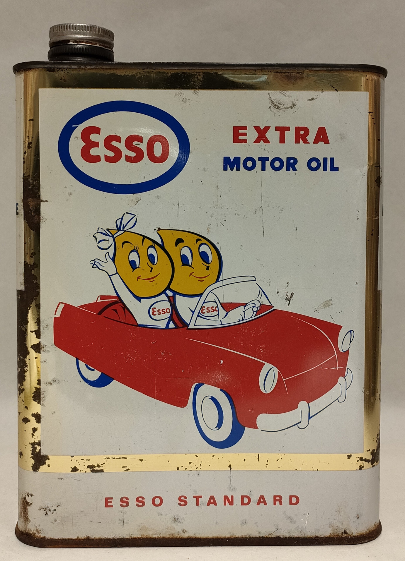 Latta Originale Esso – Con Gocciolina Esso in Auto