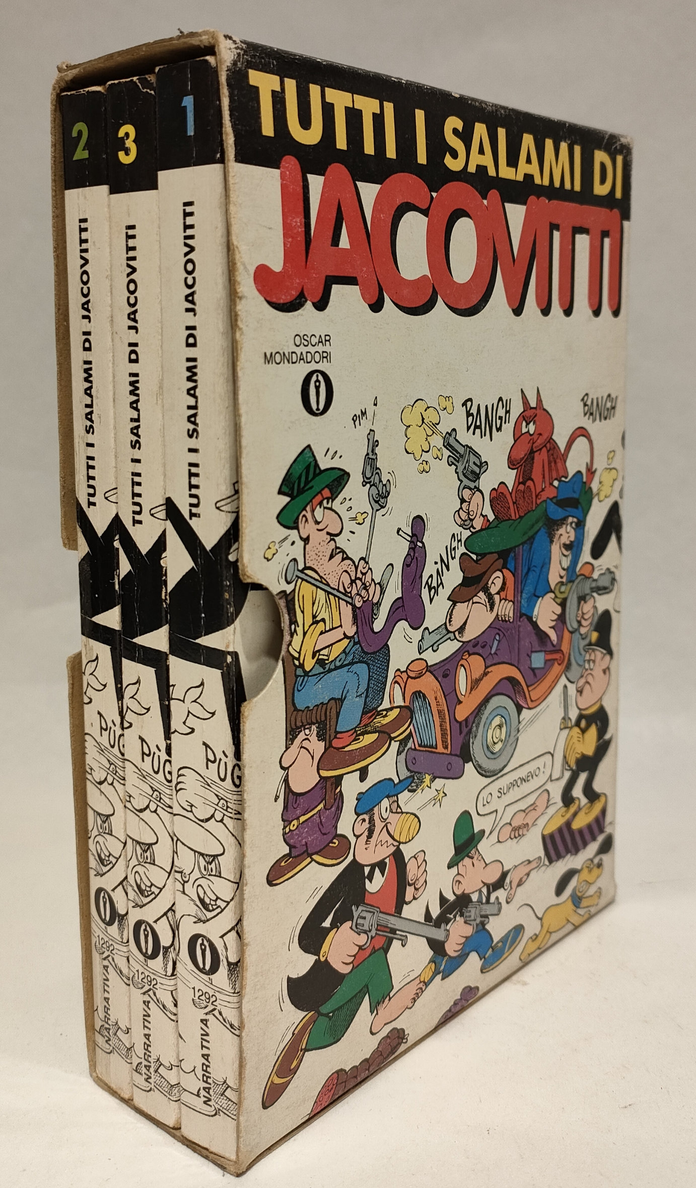 “Tutti i Salami di Jacovitti “- Oscar Mondadori – Cofanetto con 3 Volumi