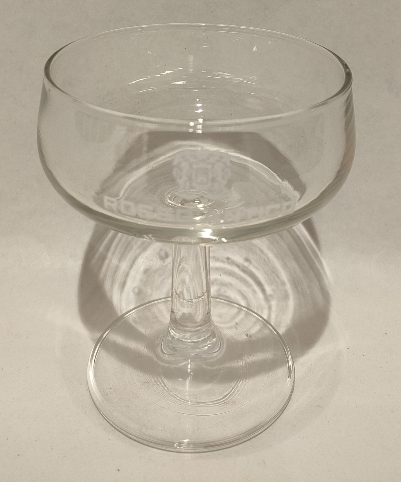 Bicchiere in Vetro Rosso Antico