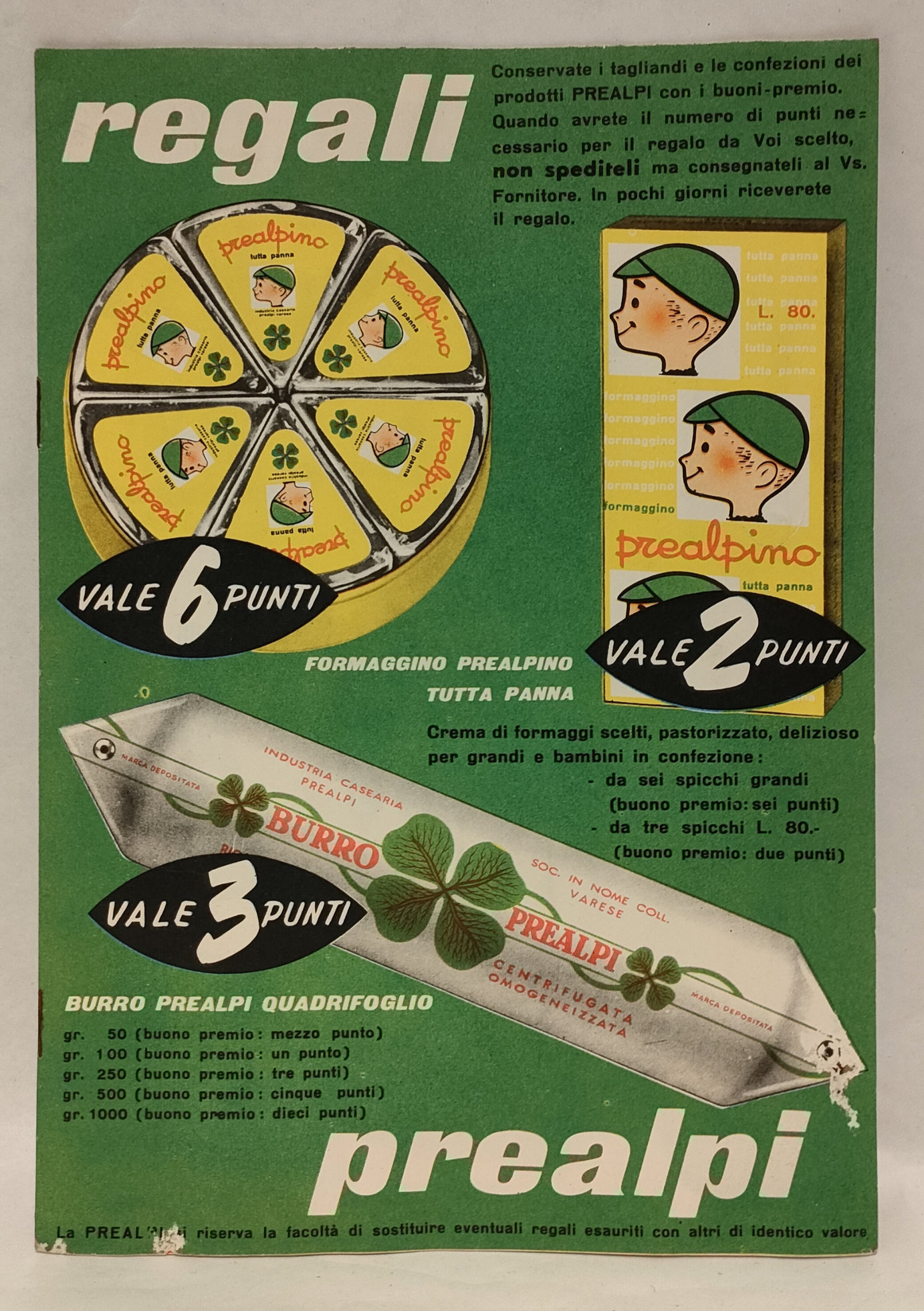 Depliant Regali Prealpi – Prealpino