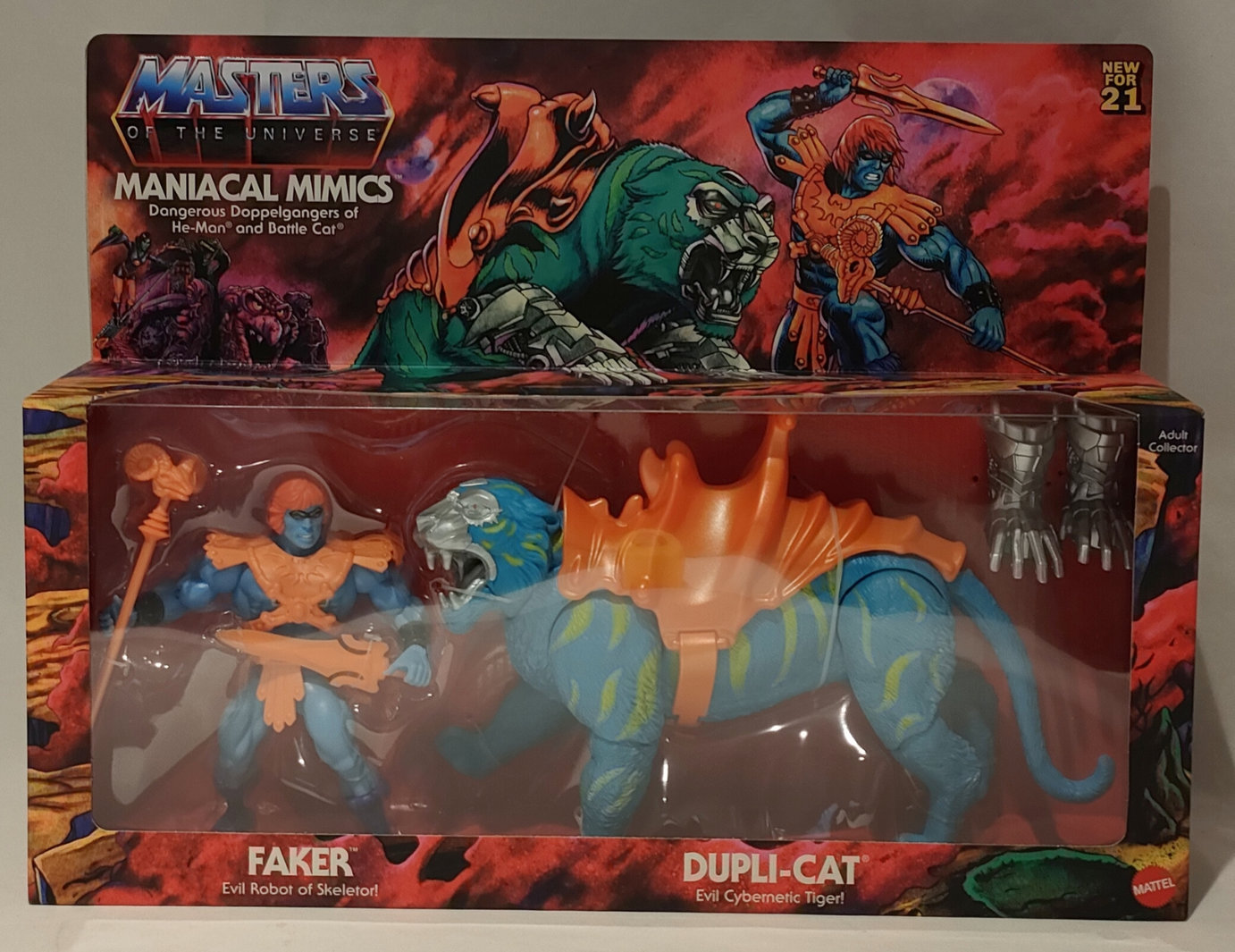 Faker e Duply-Cat – Masters of The Universe – Serie Origins – In Box