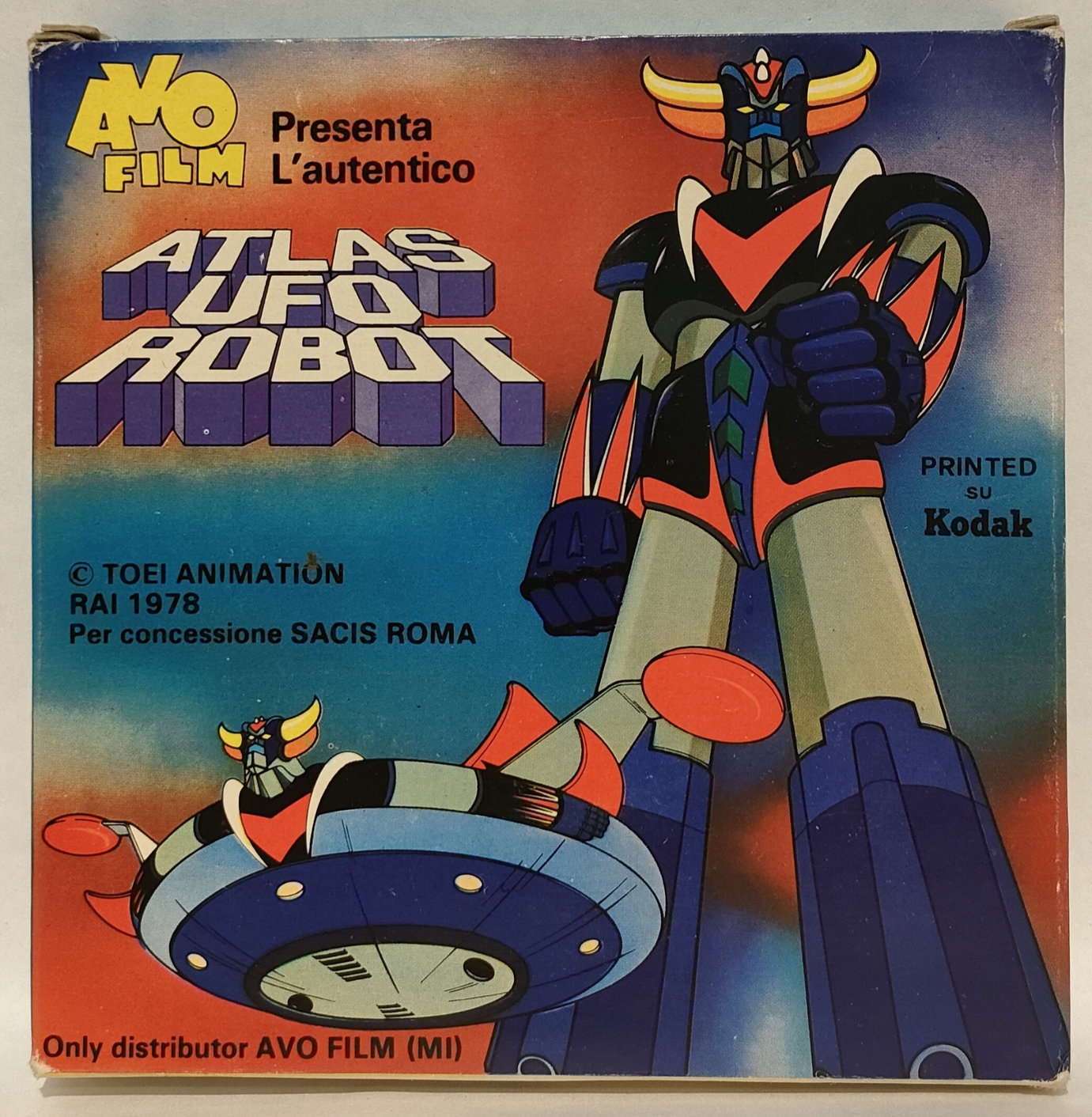 Filmino Super 8 – Atlas Ufo Robot
