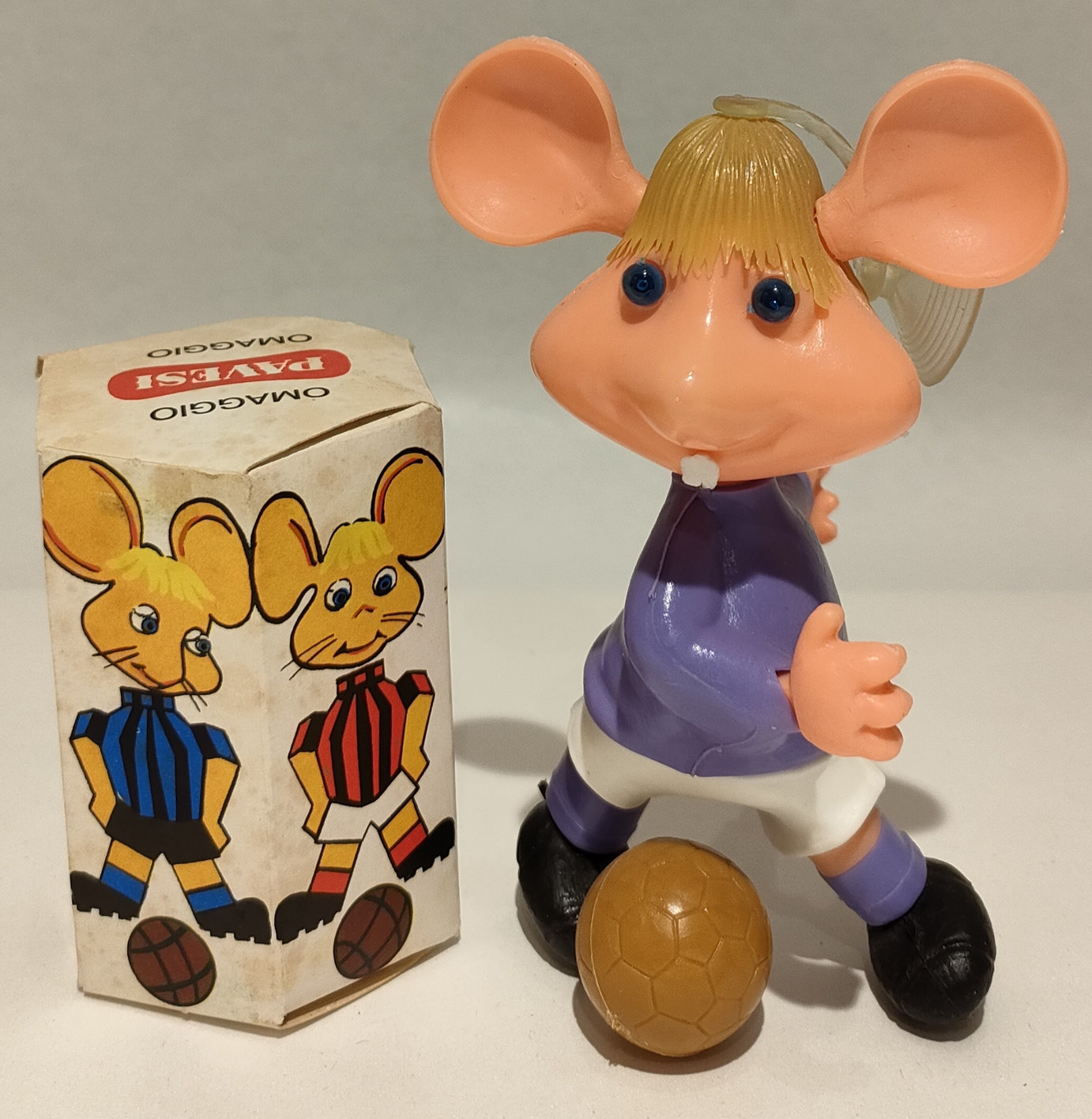 Topo Gigio Calciatore Fiorentina Pavesini – Componibile Moplas – In Box