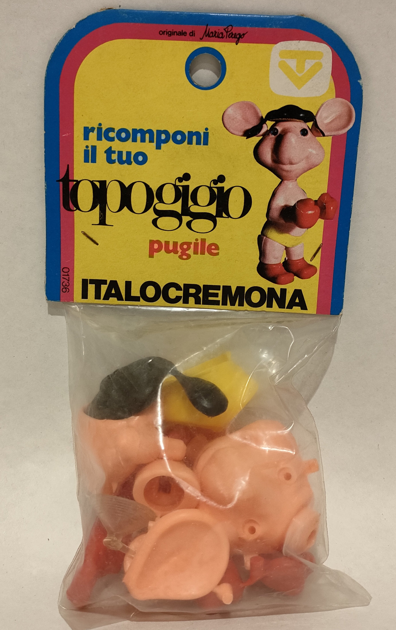 Topo Gigio Pugile Pavesini – Componibile Moplas – In Blister Italocremona