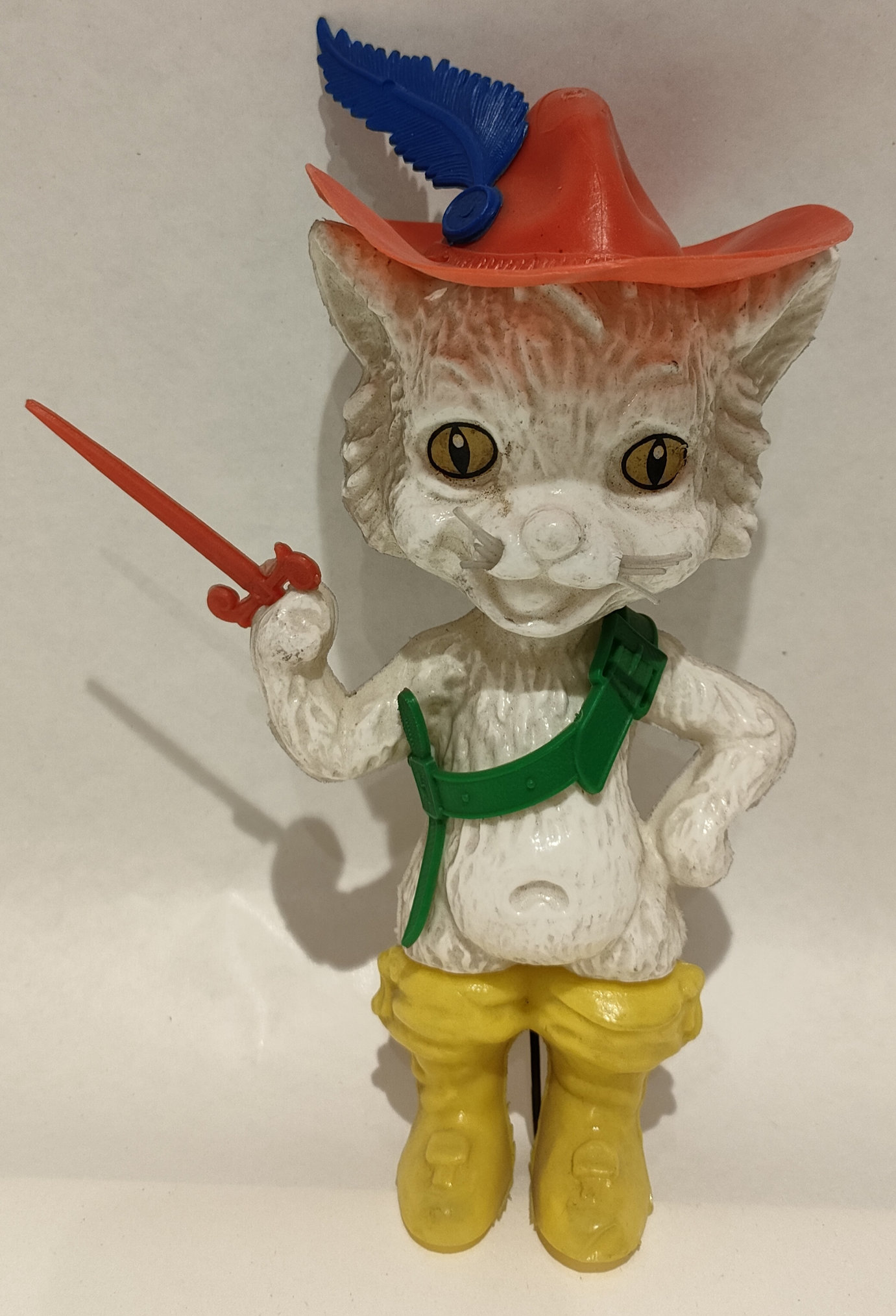 Gatto con gli Stivali – Stivali Gialli e Cappello Rosso – Componibile Moplas