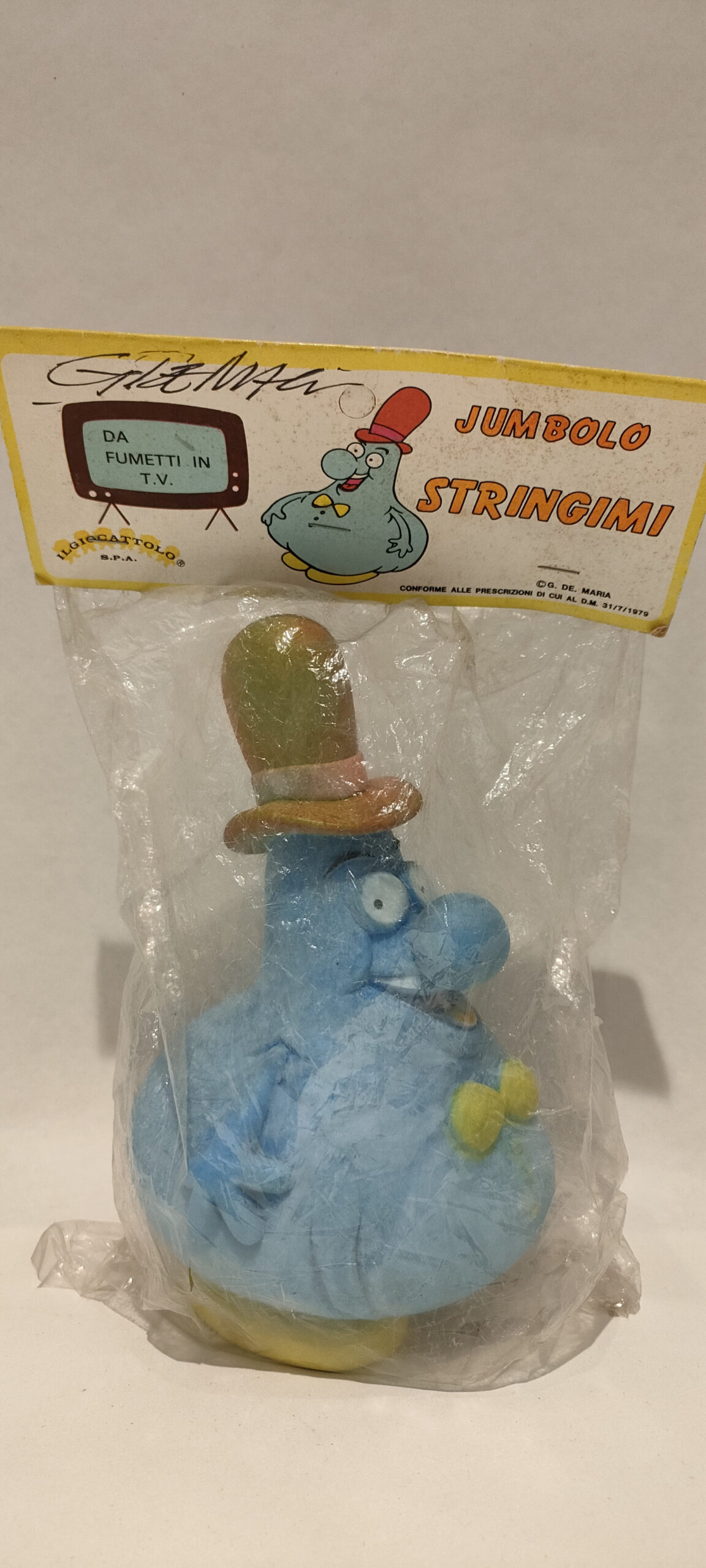 Giumbolo Azzurro – In Blister – Autografato De Maria