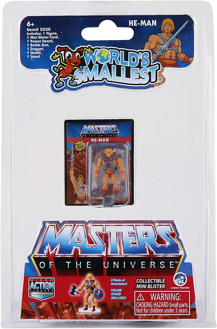 he man mini mondo – “World’s Smallest – in blister