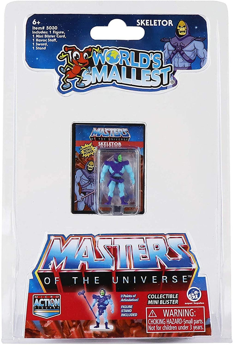 skeletor mini mondo – “World’s Smallest – In Blister