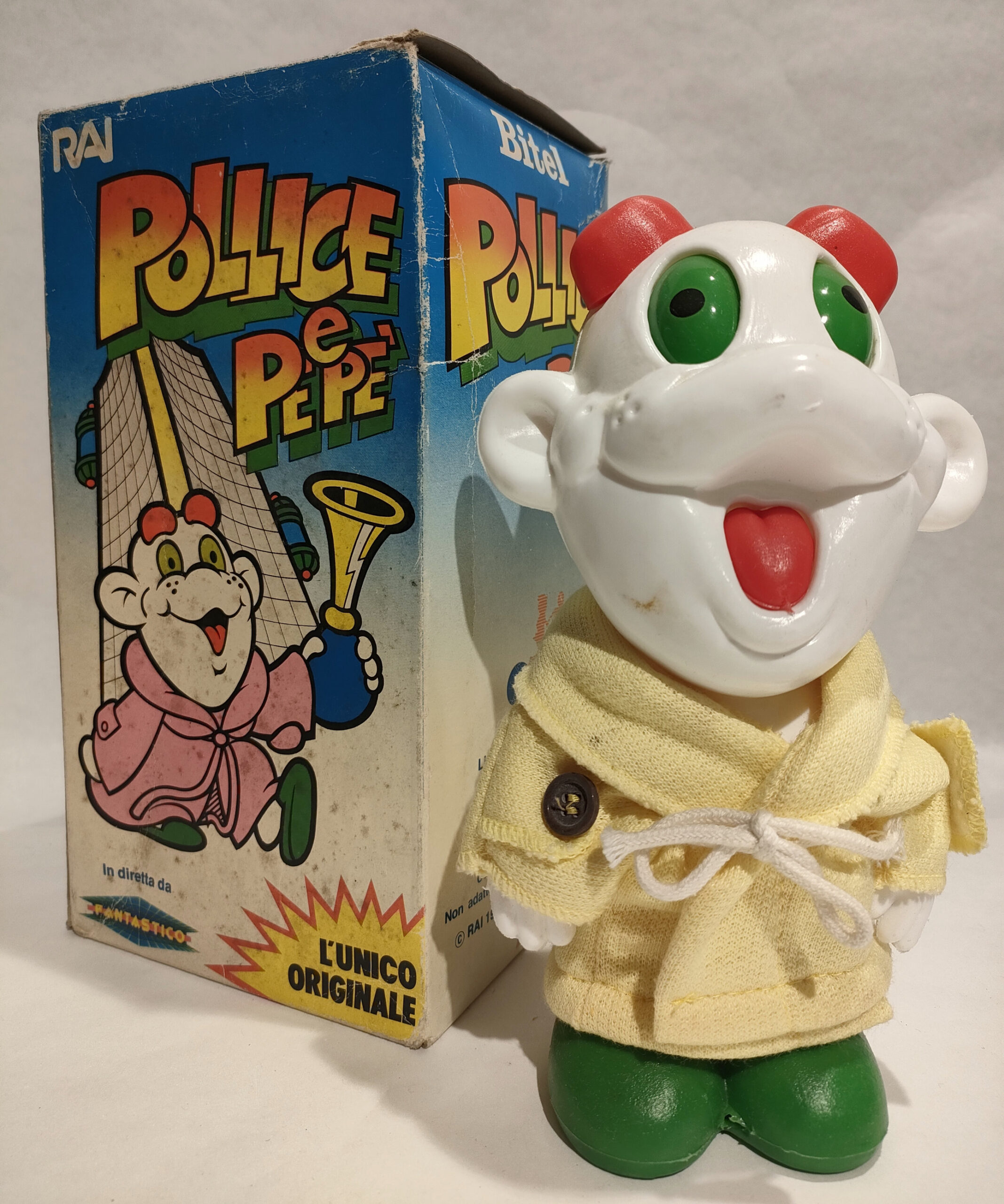 Pupazzo Pepè – Pollice e Pepè – Fantastico Rai – In Box