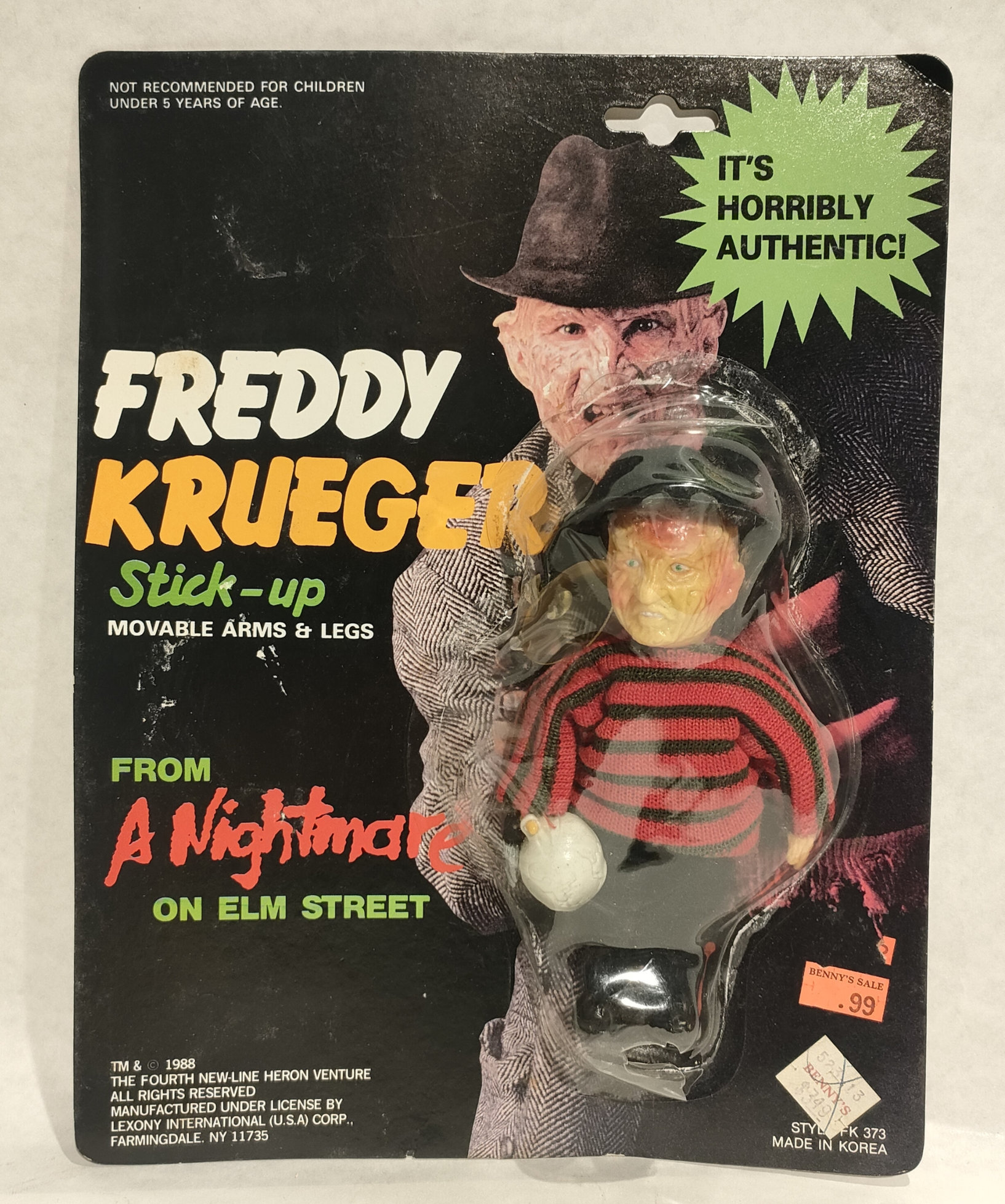 Freddy Krueger (Nightmare) – In Blister