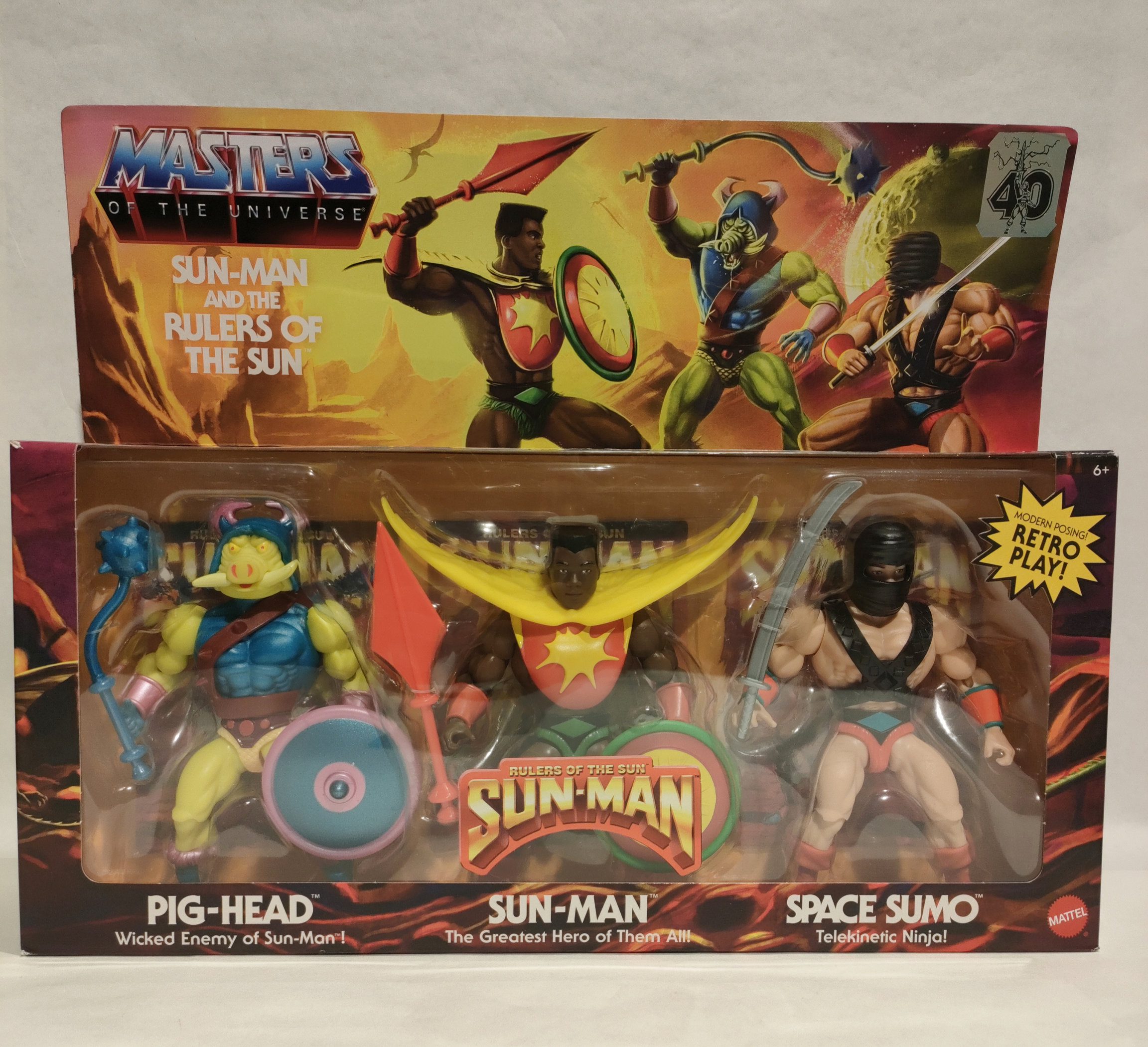 Sun Man Pig-Head e Space Sumo – Masters The Origins – In Box