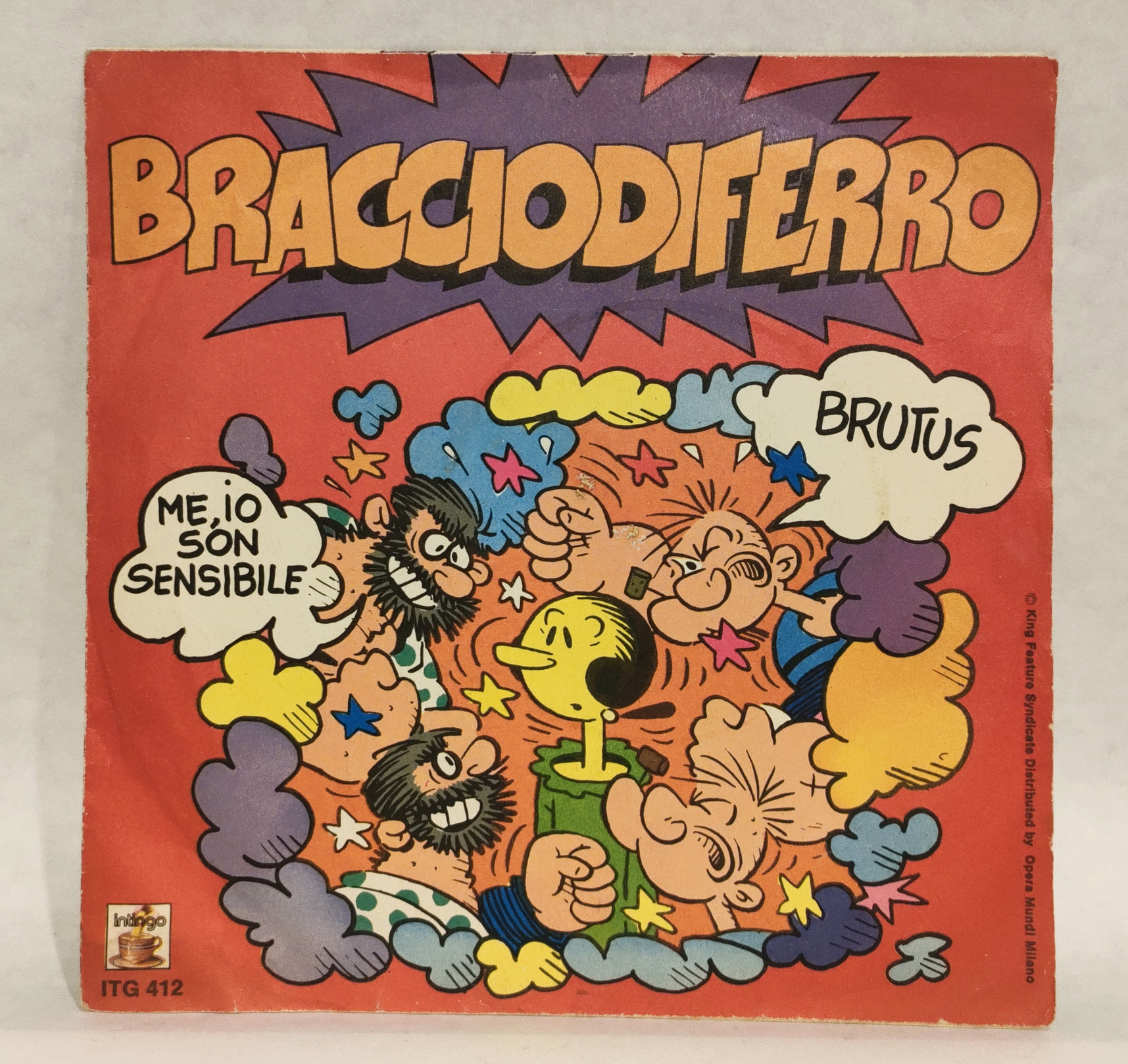 Disco 45 Giri –  Braccio di Ferro – Me , io Son Sensibile
