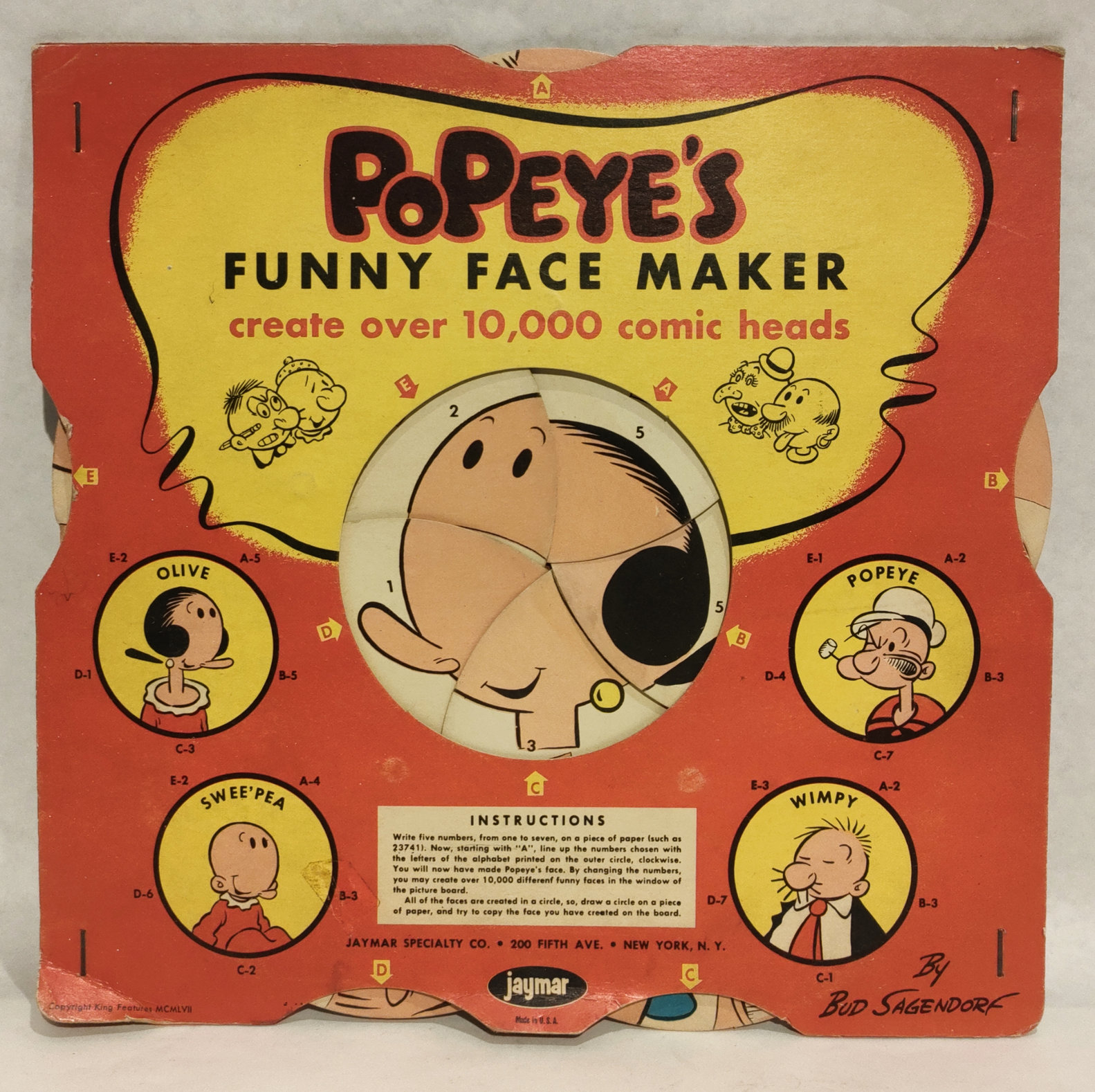 Braccio di Ferro – Popeye – Funny Face Maker