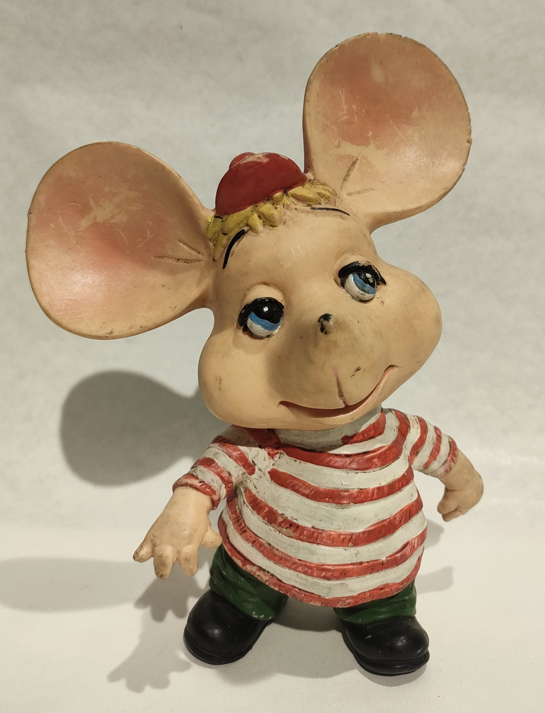 Topo Gigio – Maglia a Righe Bianco-Rosse