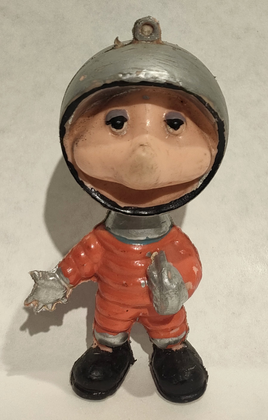 Topo GIgio Astronauta – Tuta Arancione – Plastica Moplas
