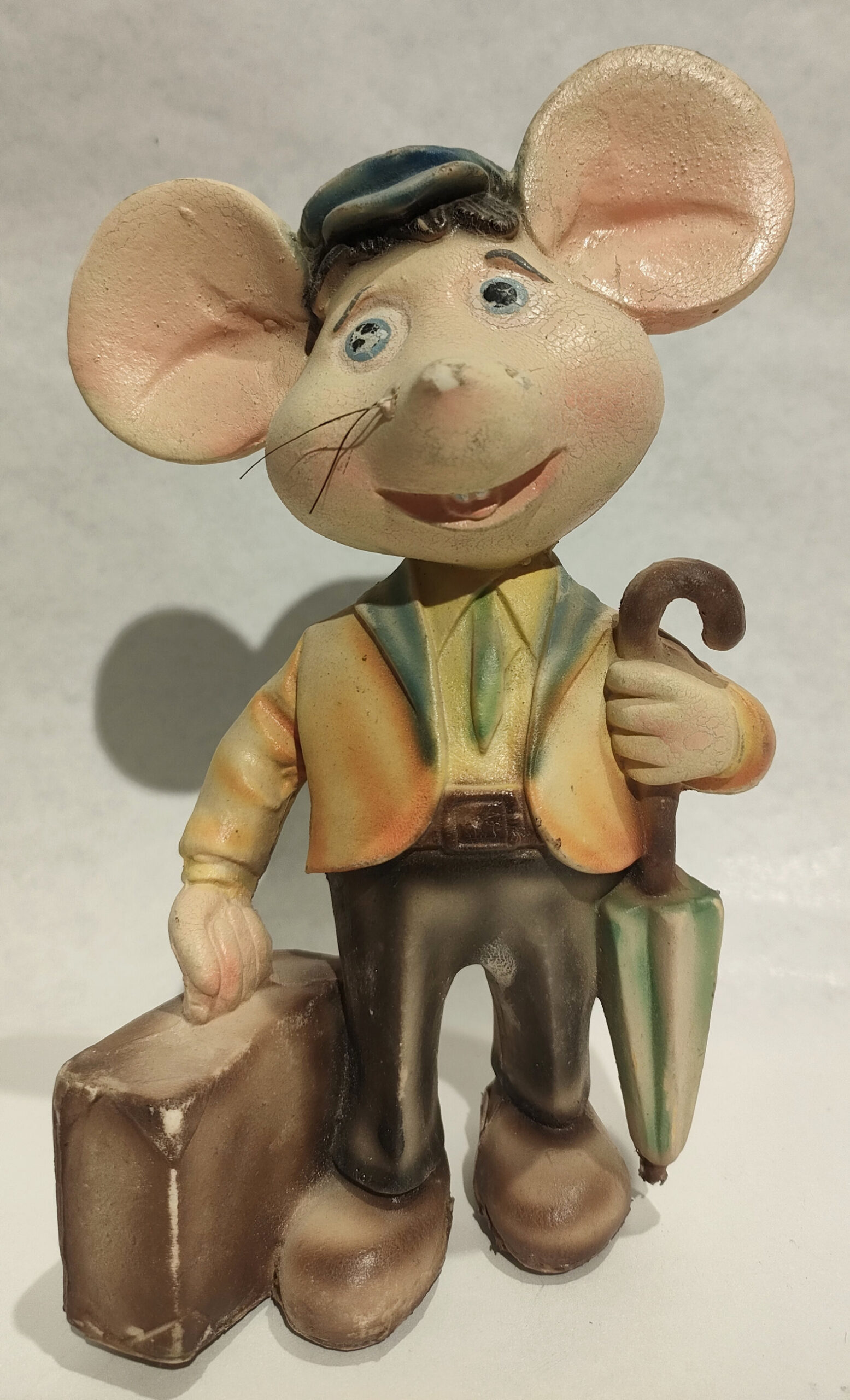 Topo Gigio – Con Valigia e Ombrello