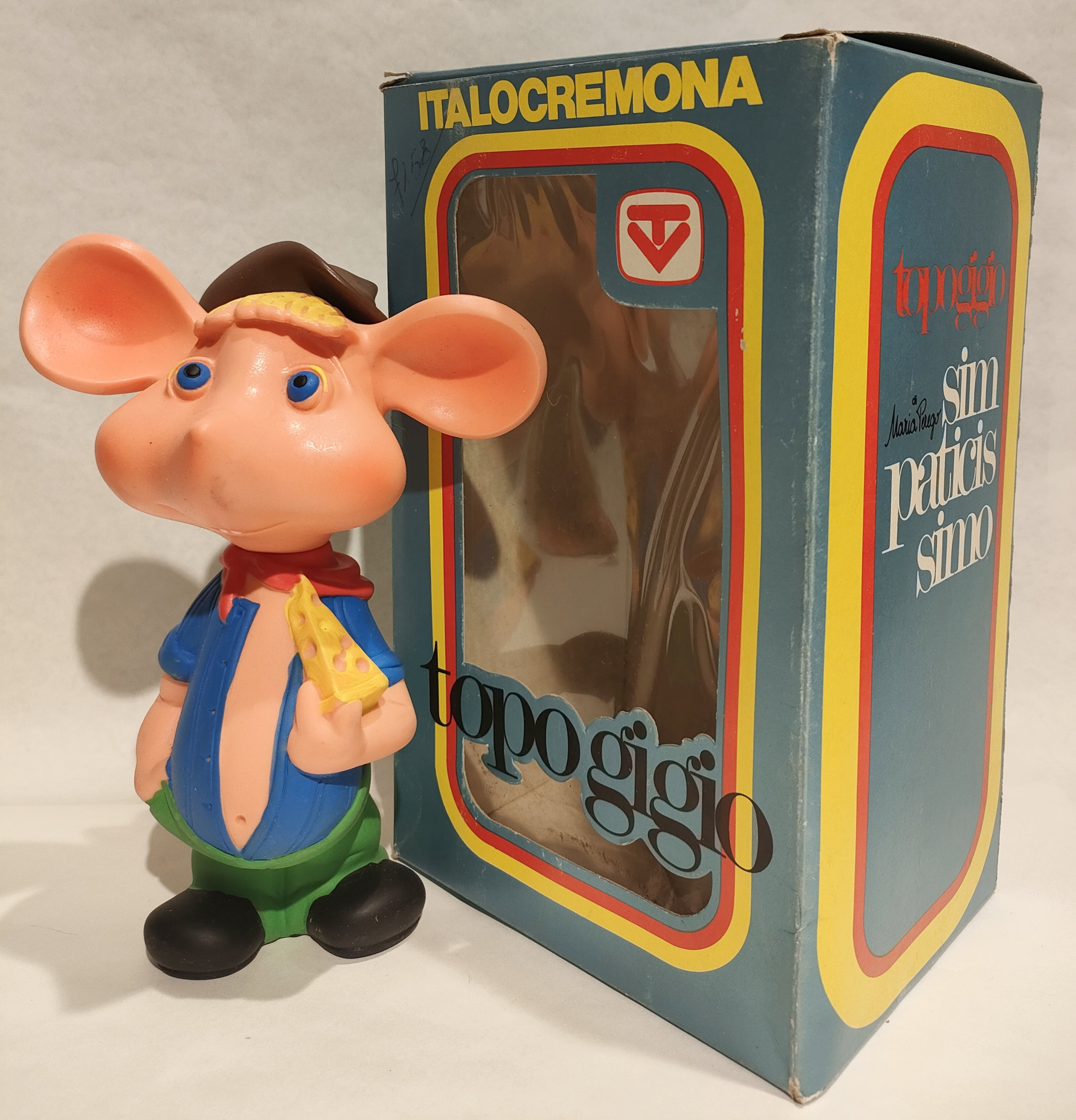 Topo Gigio – Con Formaggio – Maglia Azzurra – In Box